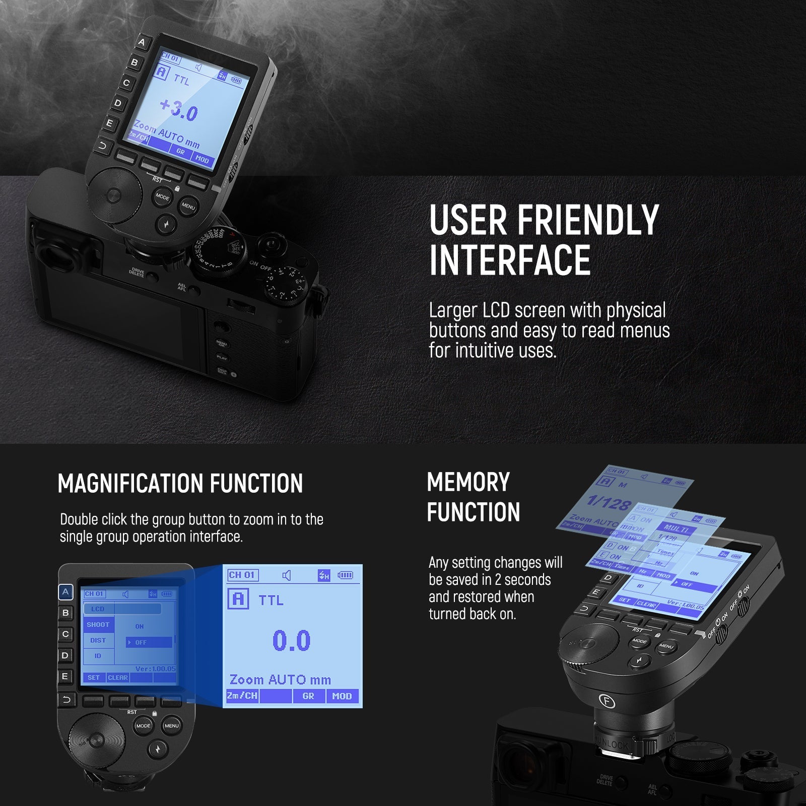 NEEWER QPRO TTL Wireless Trigger for Camera