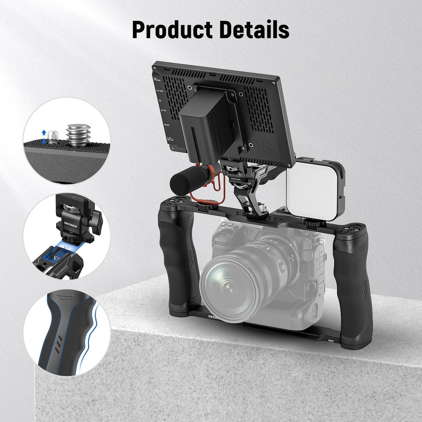 NEEWER CA016T+MA006 Universal Camera Cage