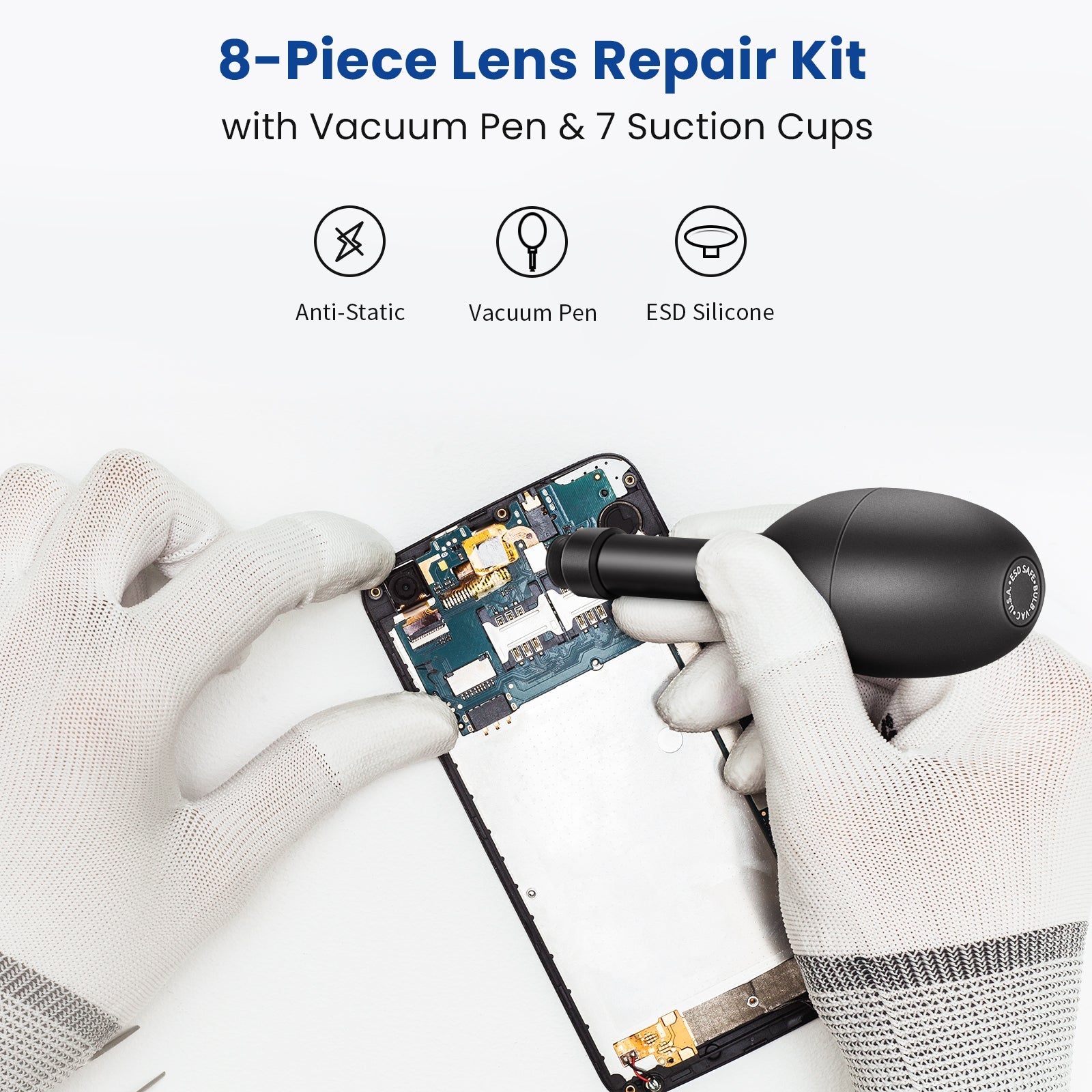 NEEWER 8-in-1 Lens Sucker Kit