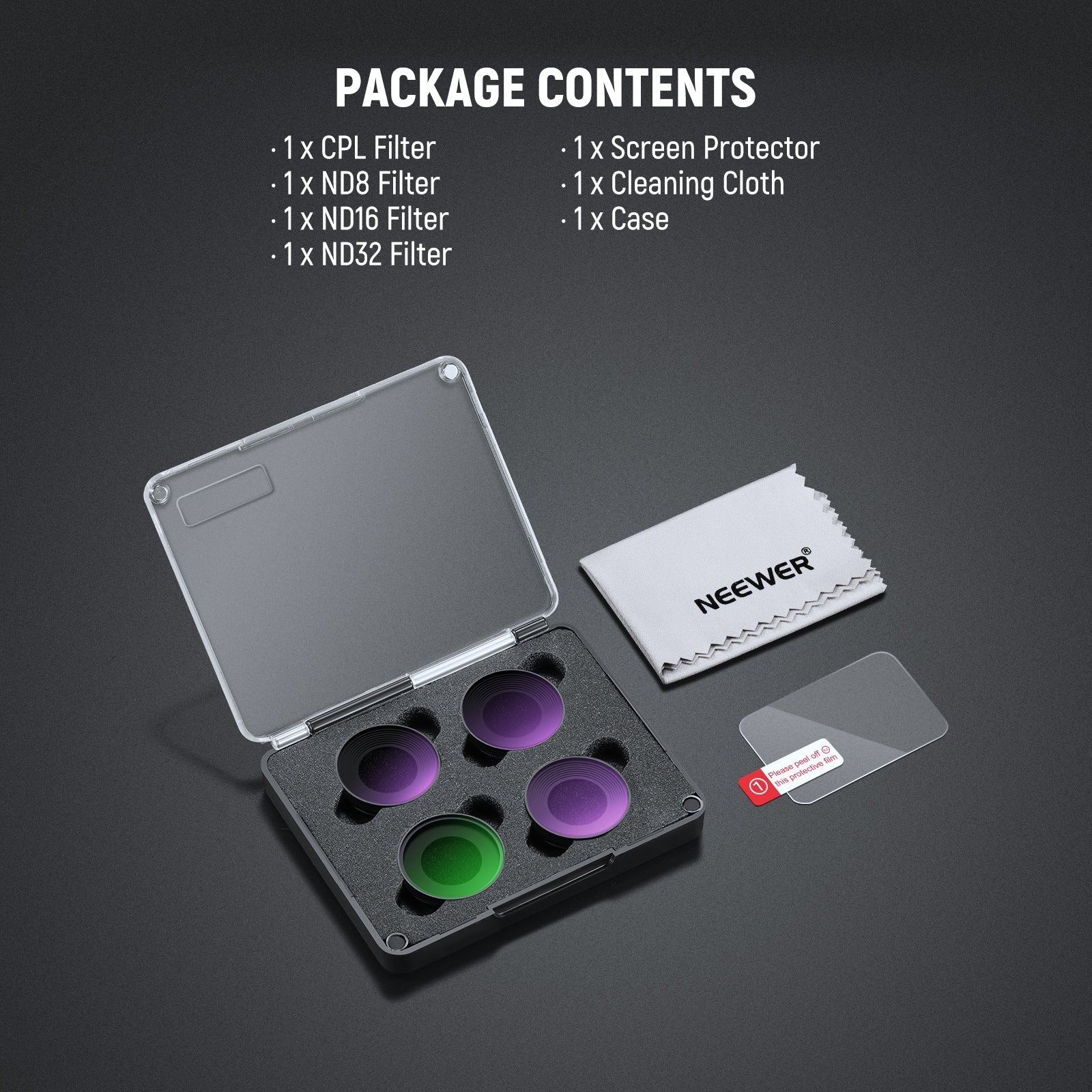NEEWER ND Filter Set For DJI Osmo Nano