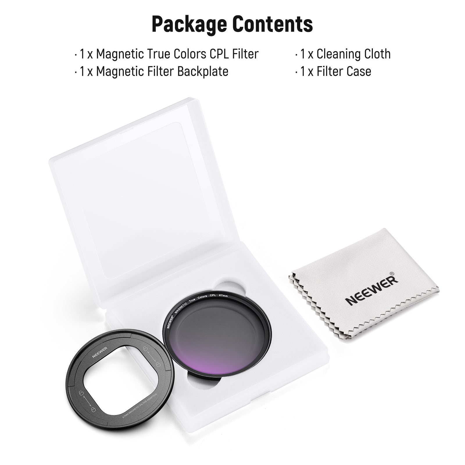 NEEWER 67mm Filter Set For iPhone 16 Pro/16 Pro Max Cage (PA073/PA074)