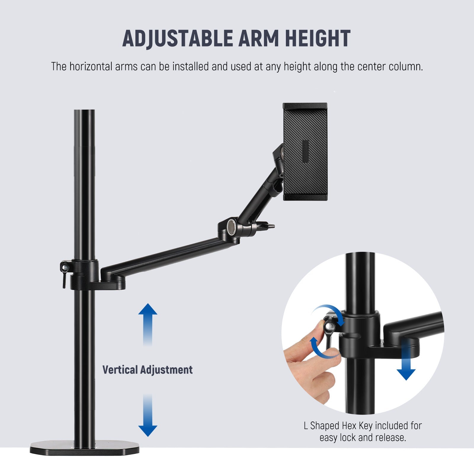 NEEWER DS007 Desktop Overhead Camera Mount Rig