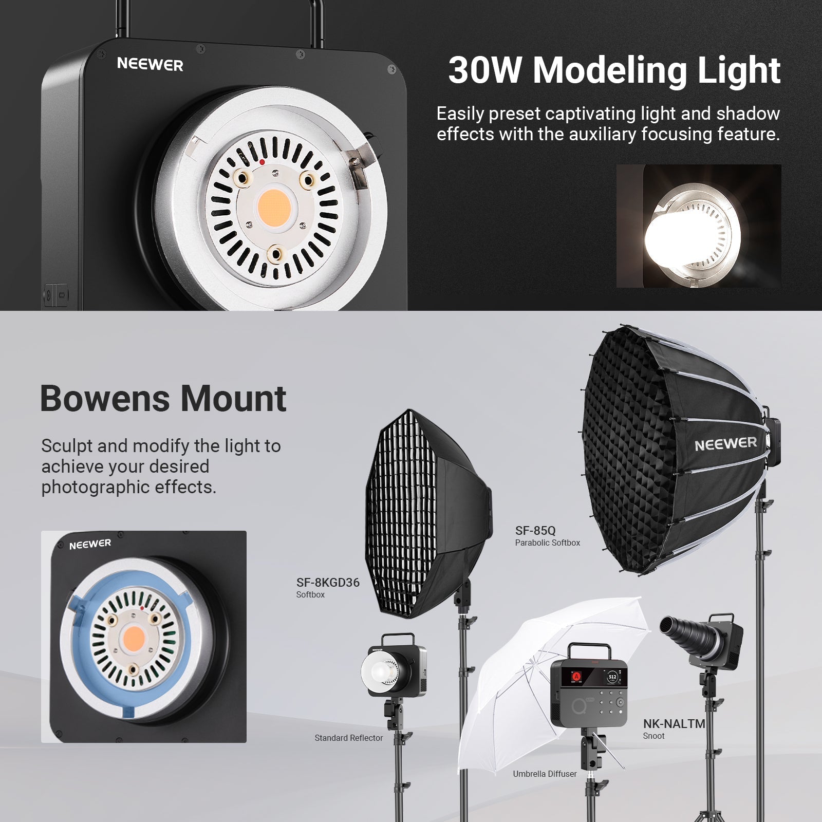 NEEWER Q4PRO 400Ws 2.4G TTL Outdoor Flash Strobe