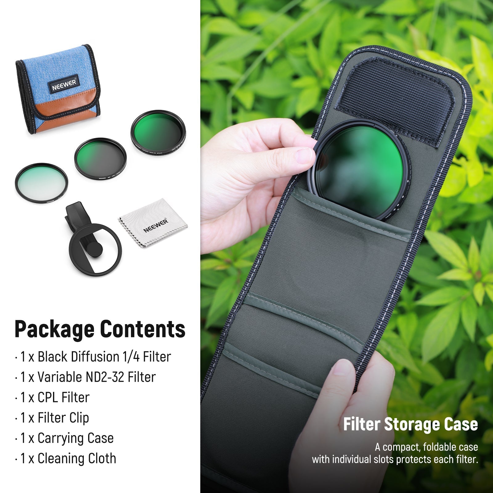 NEEWER FL-B37/FL-B38 67mm Filter Set For Smartphone