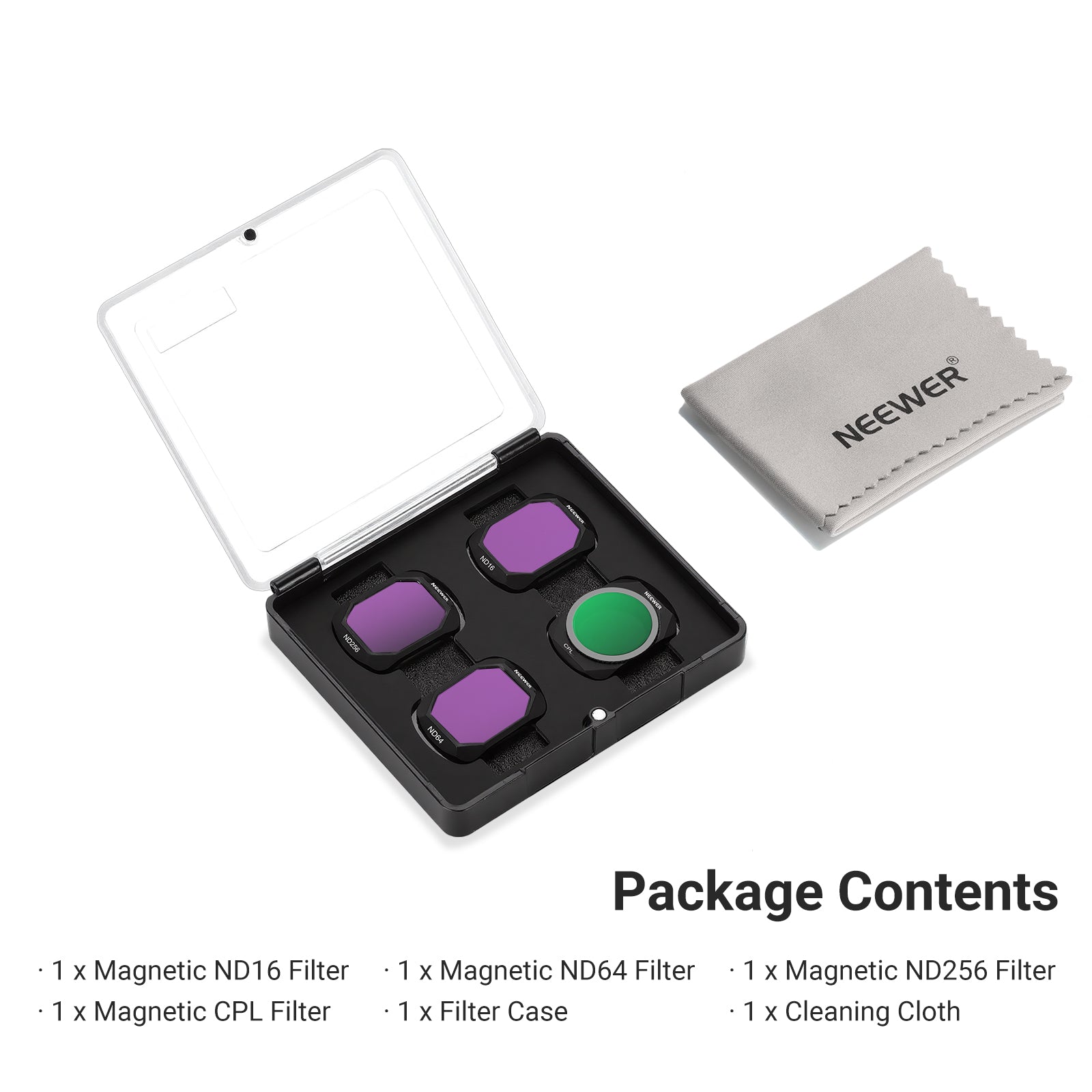 NEEWER FL-P16 ND CPL Filter Set Compatible with DJI Osmo Pocket 4
