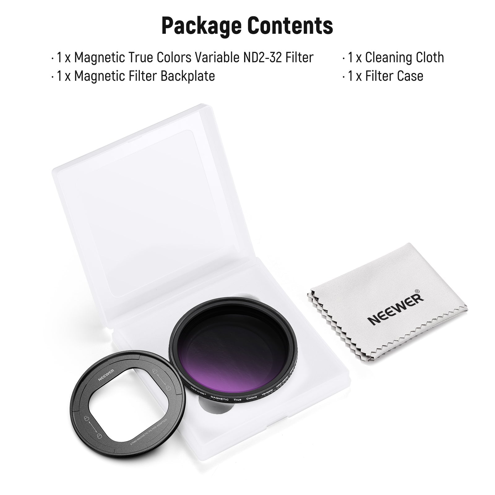 NEEWER 67mm Filter Set For iPhone 16 Pro/16 Pro Max Cage (PA073/PA074)