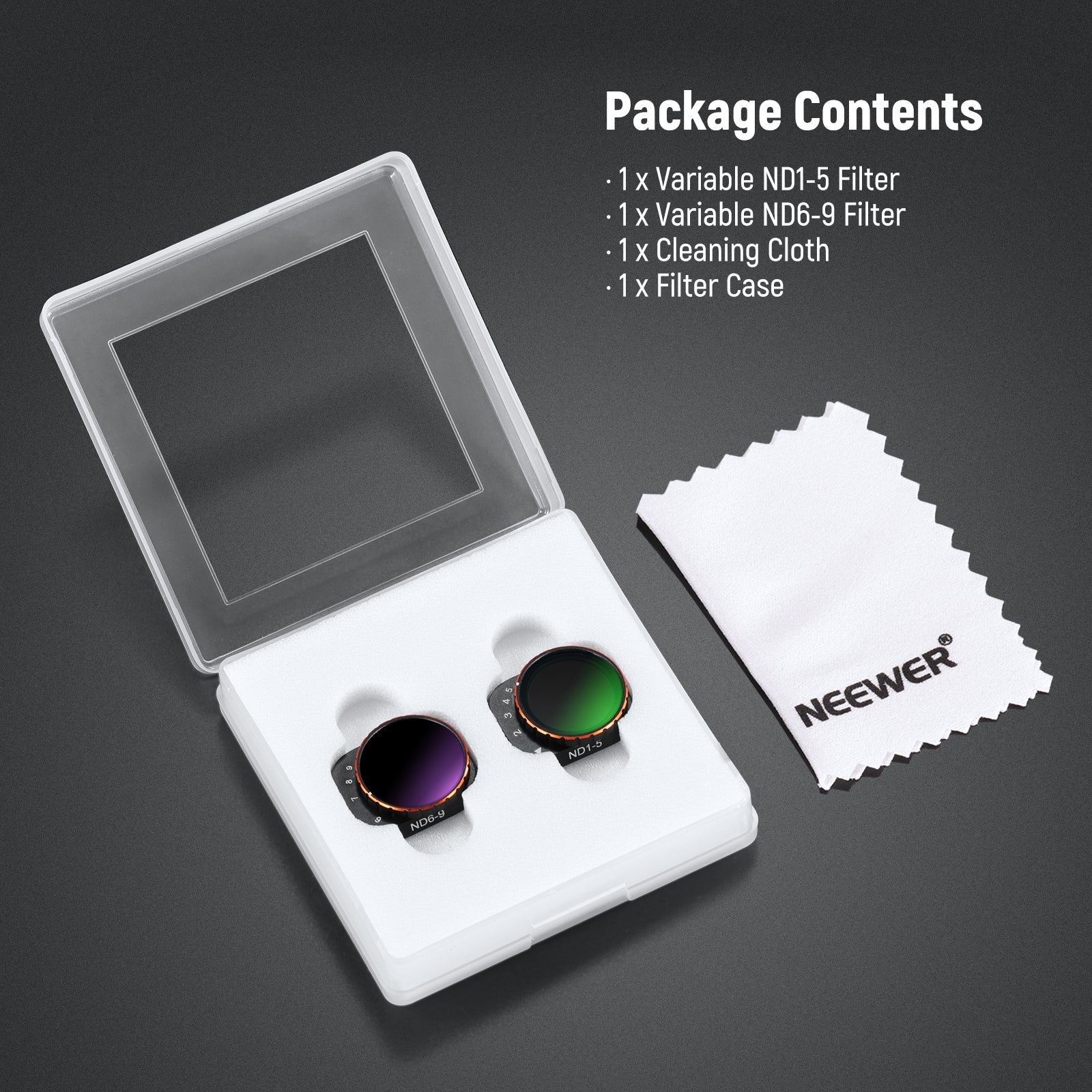 NEEWER Variable ND Filter Set For DJI Mini 3 / Mini 3 Pro