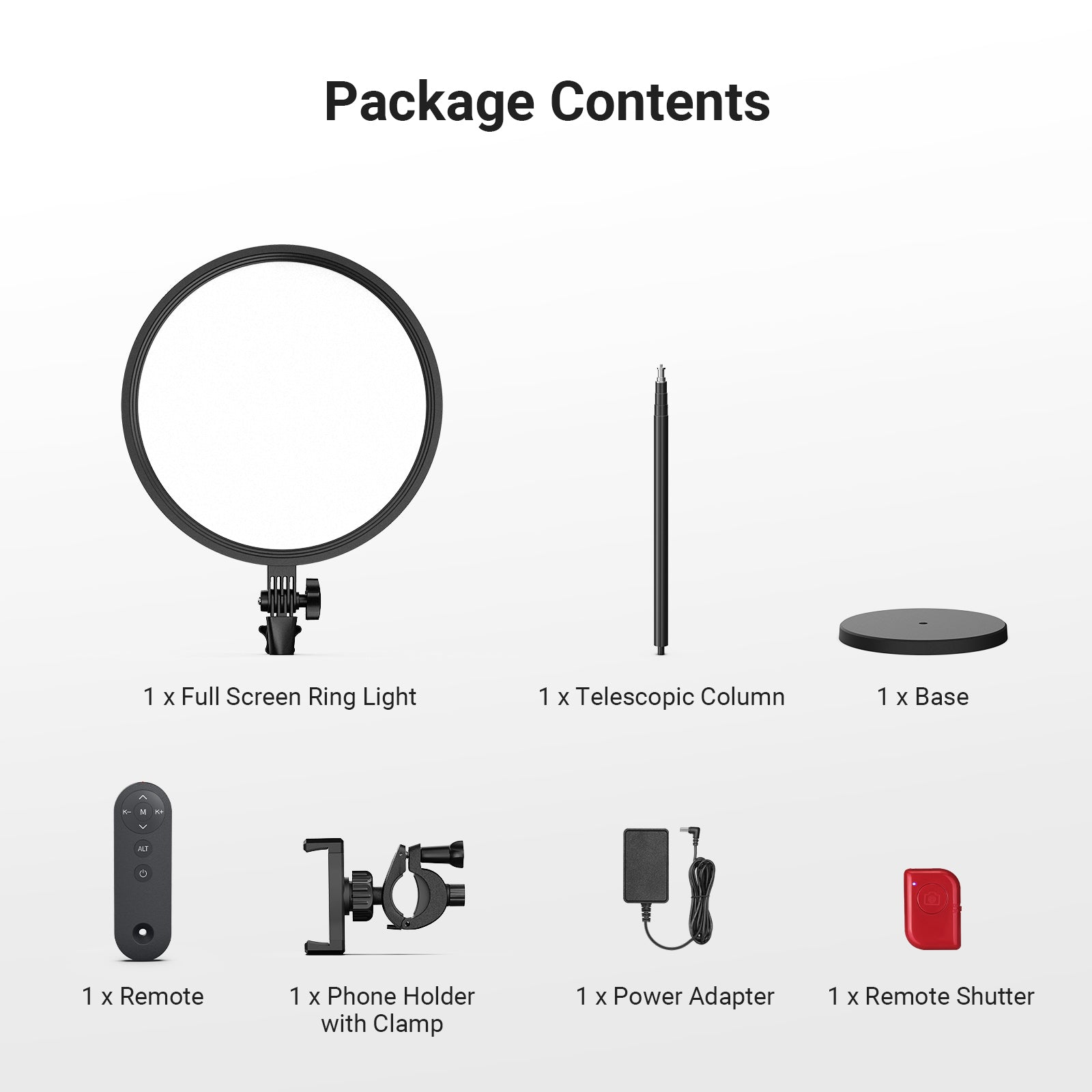 NEEWER BASICS BR45B 13" 45W Full Screen Ring Light