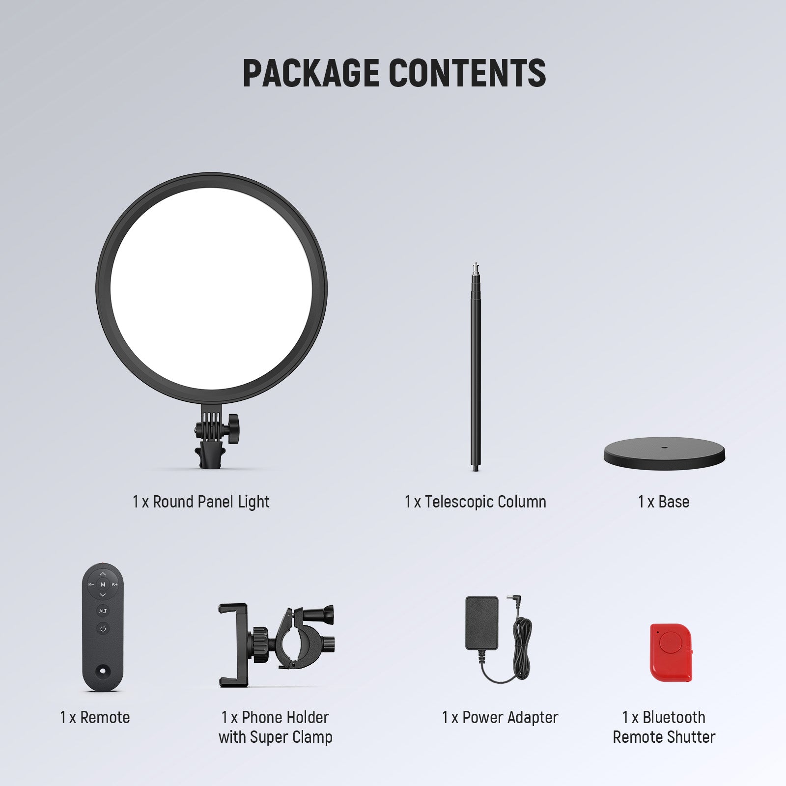 NEEWER BASICS BR13 12" Full Screen Ring Light