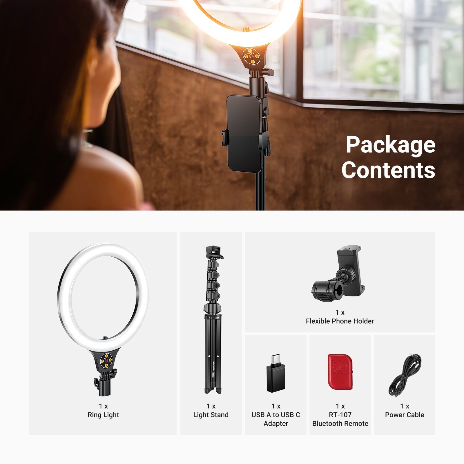 NEEWER ENTRY LEVEL VERSION N43 10.5" 10W Ring Light