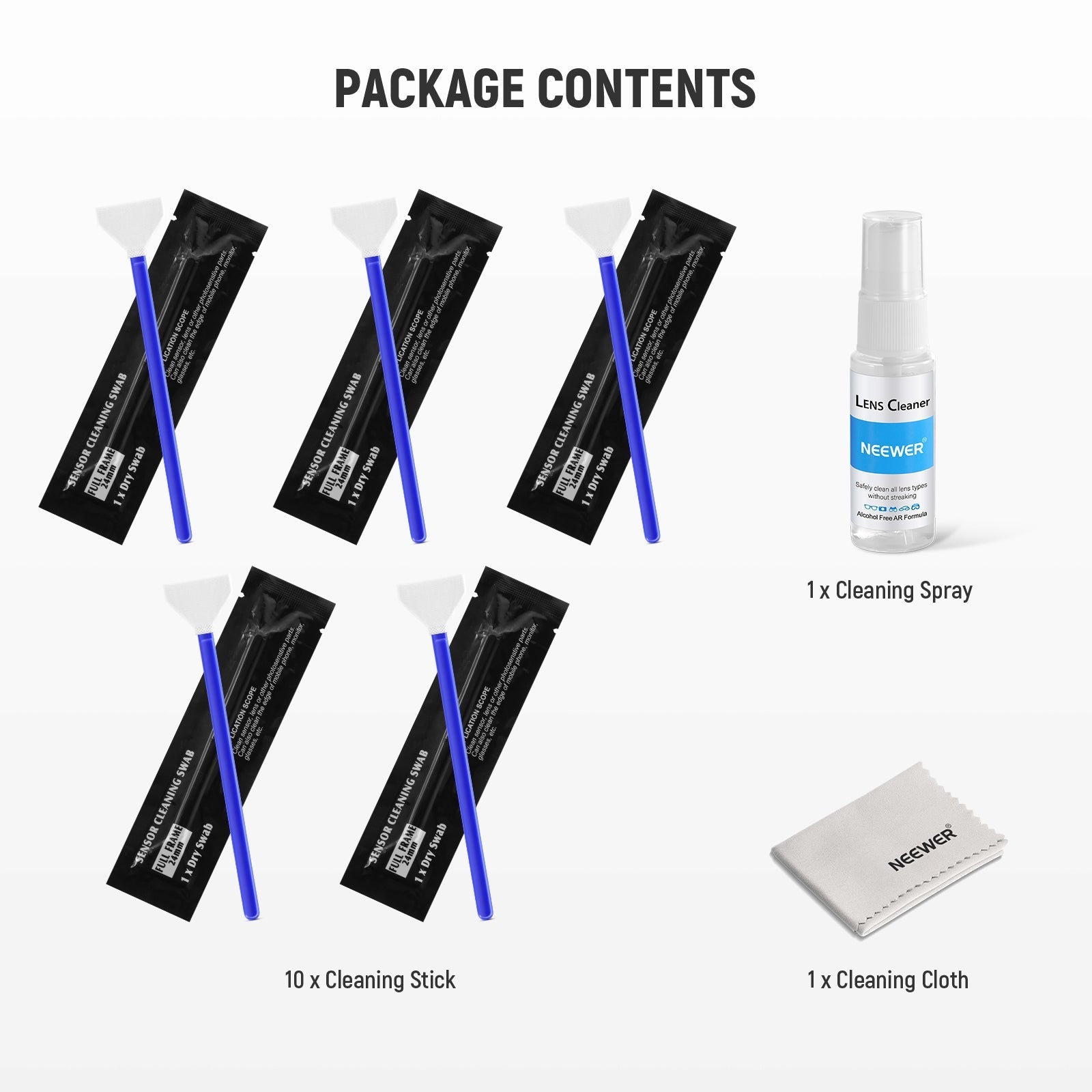 NEEWER HM-46 12 in 1 Camera Lens Cleaning Kit