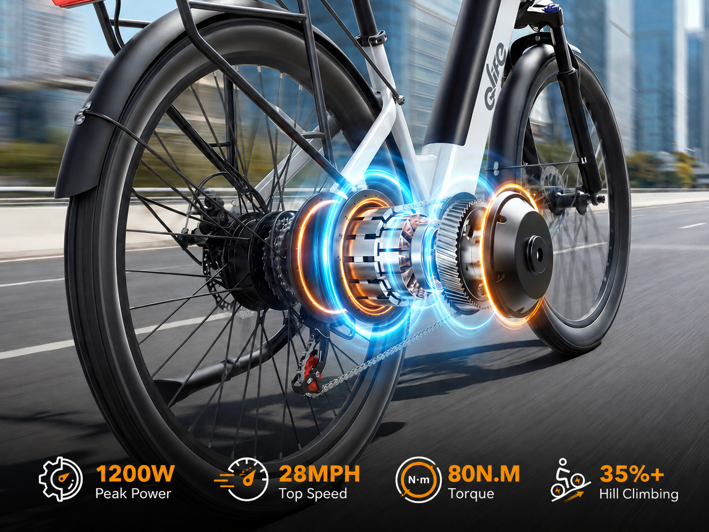 Cityone Plus Step-Thru Electric Commuter Bike