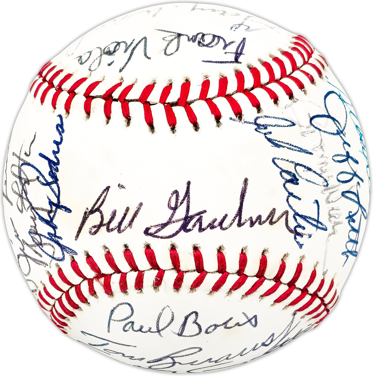1982 Minnesota Twins Team Autographed Official AL Baseball With 30 Signatures