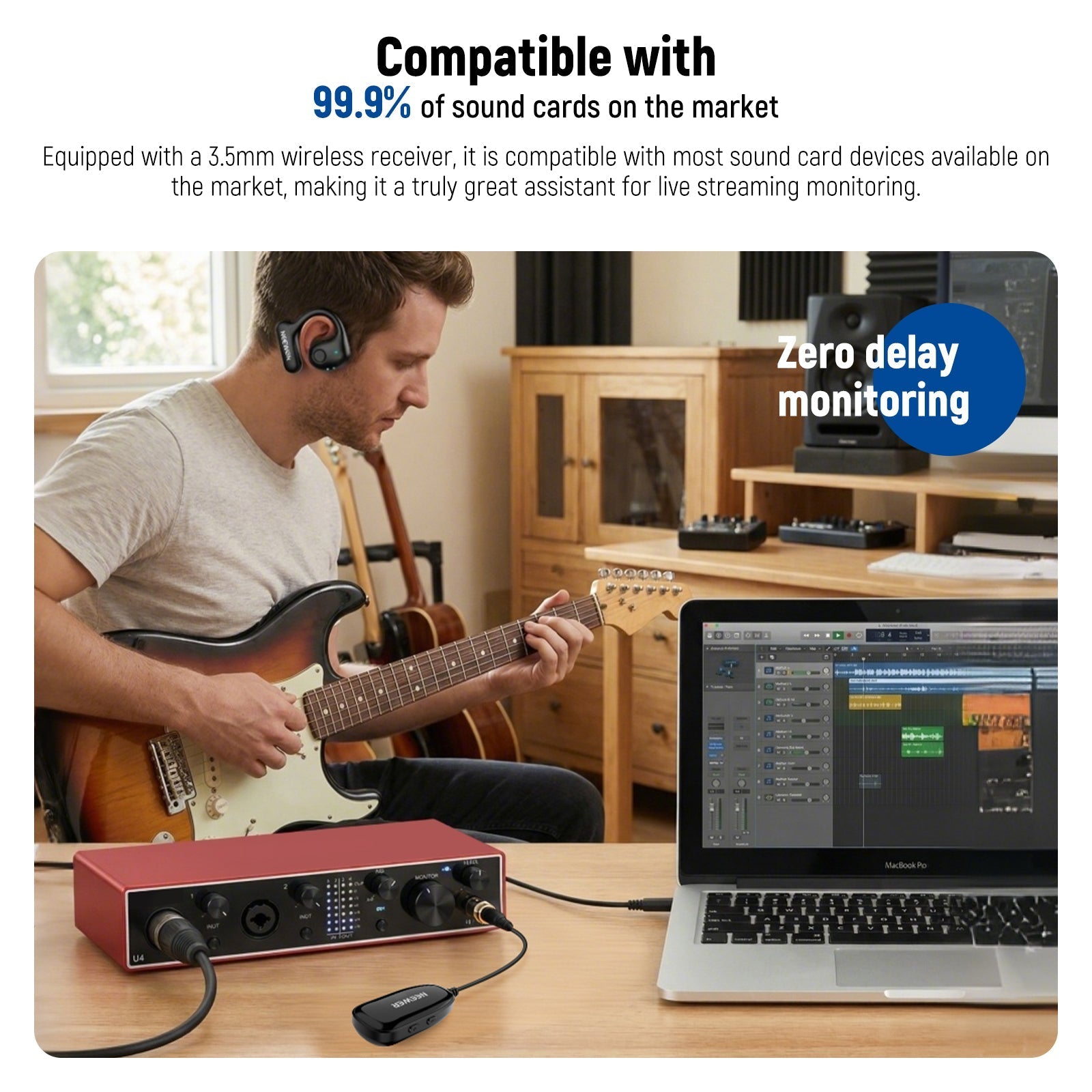 NEEWER EB01 OWS Wireless Monitoring Earphones
