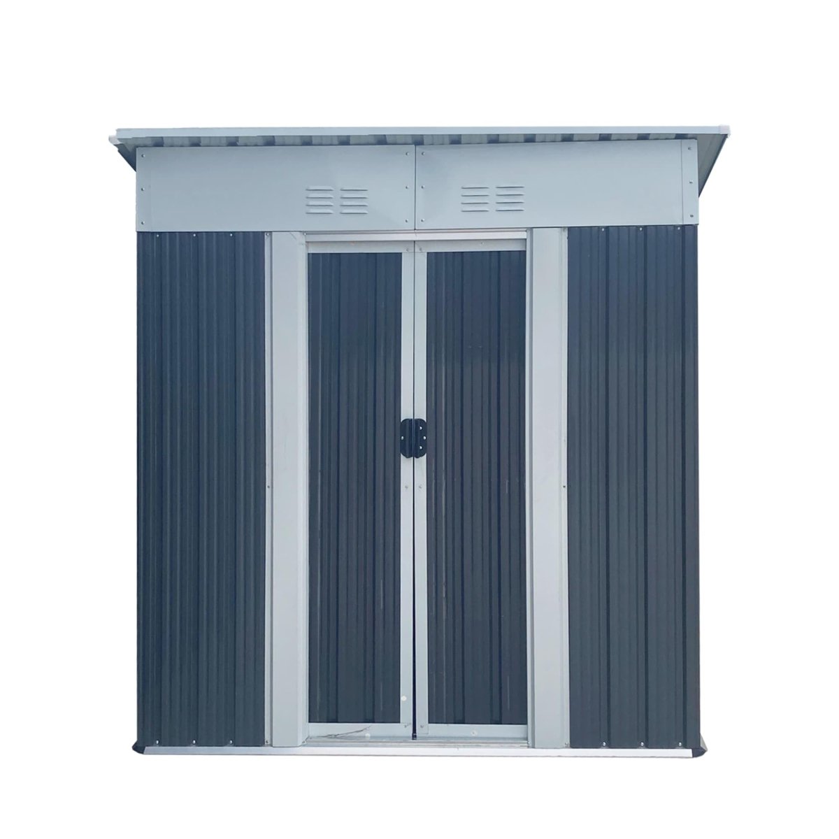 5x3FT Vertical Outdoor Storage Shed | Corrosion Resistant Metal Tool Shed