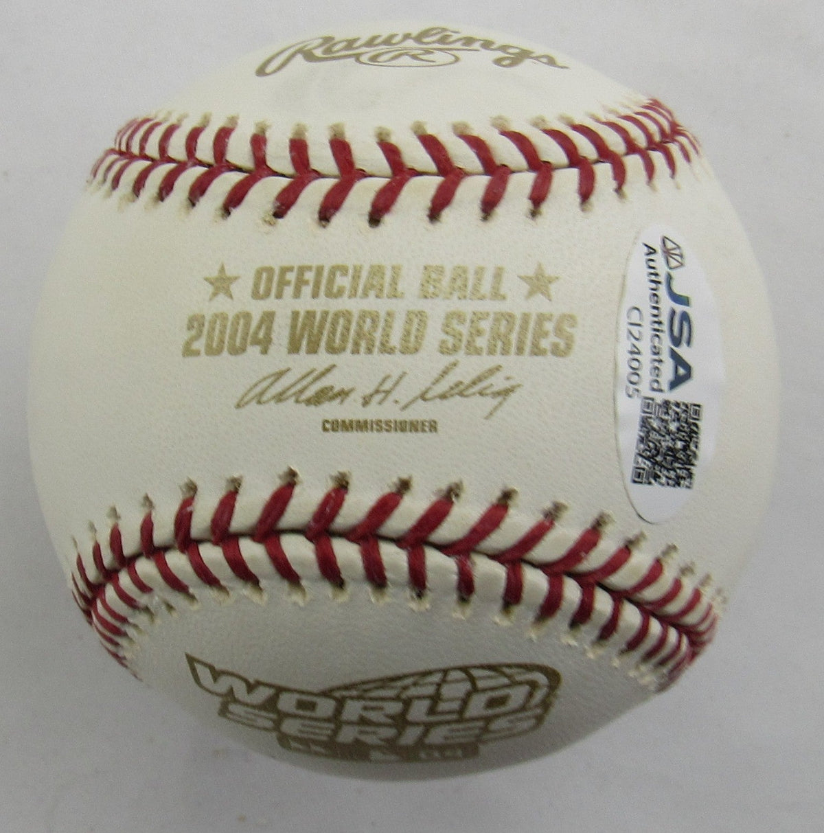 Terry Francona Theo Epstein Signed Auto Baseball JSA CI24005