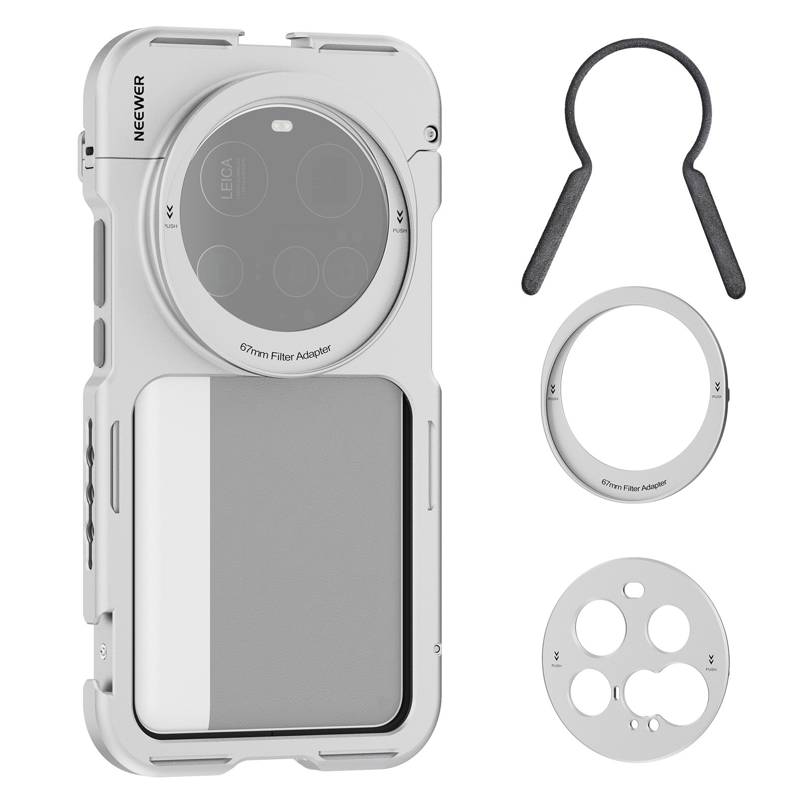 NEEWER PA091 Phone Cage Kit Compatible with Xiaomi 15 Ultra