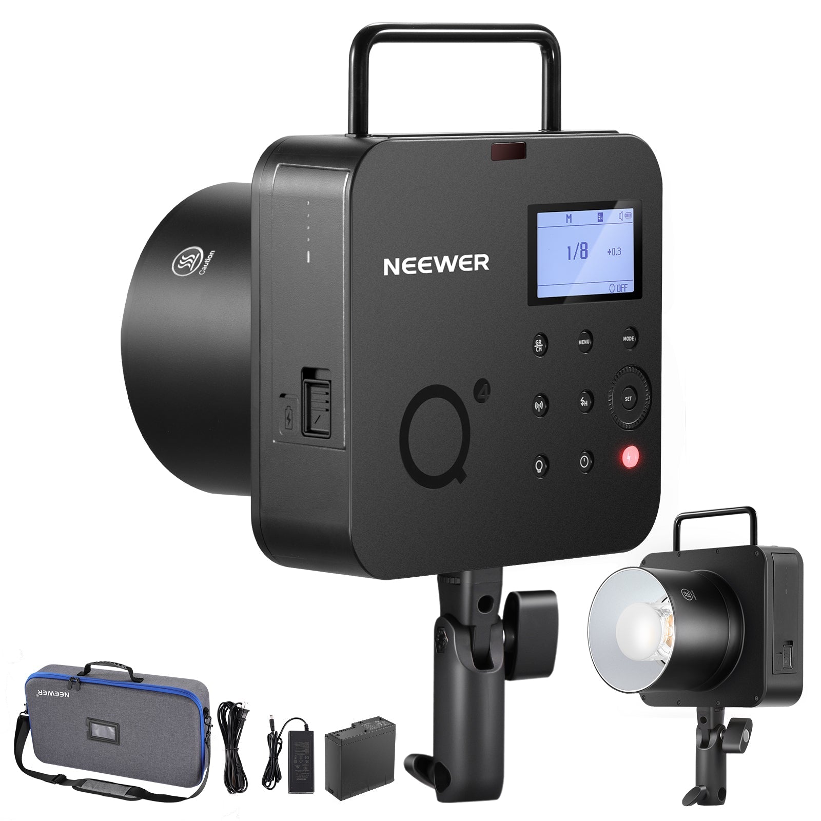 NEEWER Q4 400Ws 2.4G TTL Flash