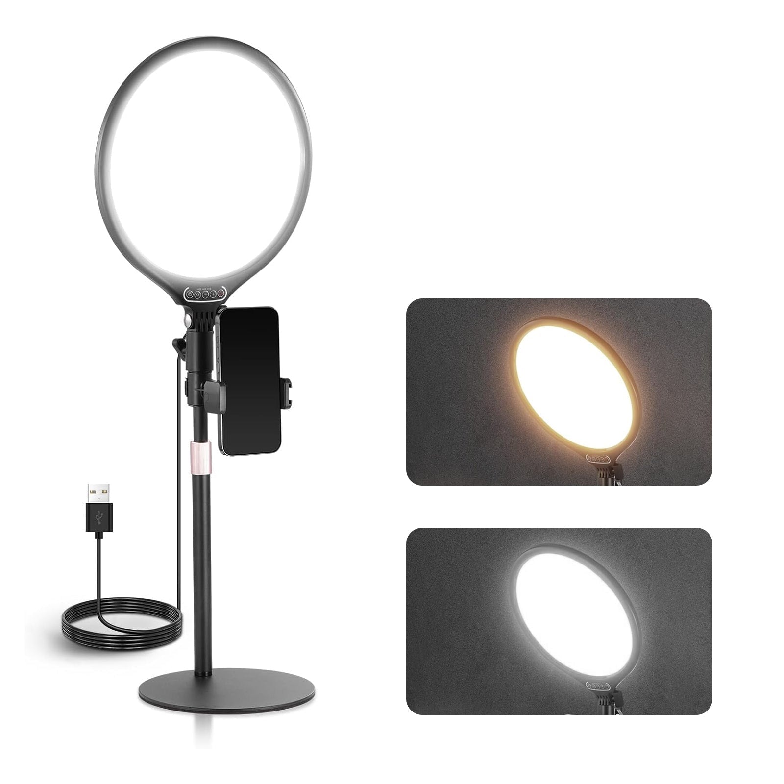NEEWER BASICS R10 10.5" Desktop Ring Light