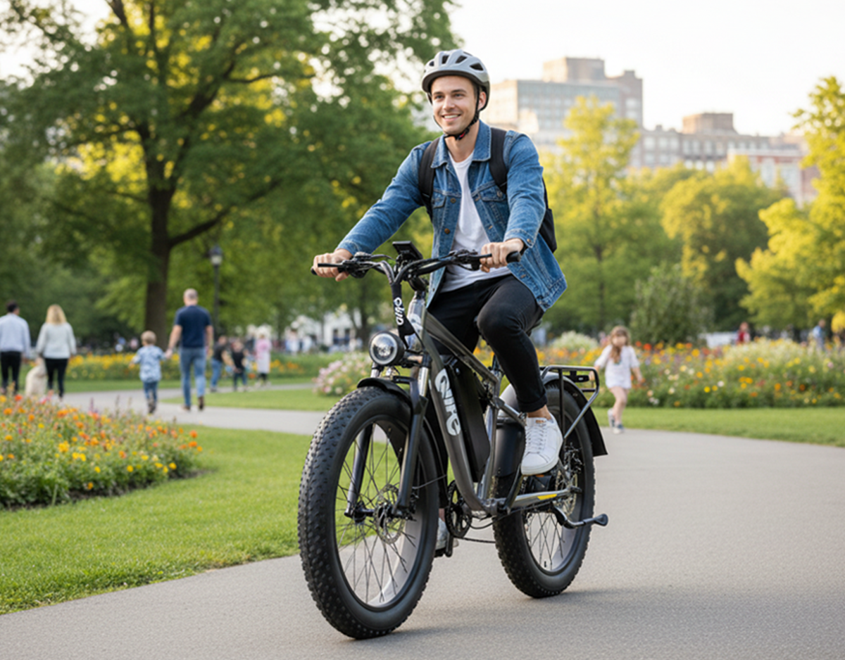 Racer Plus 26x4.0'' Fat Tire 2.0 Electric Bike For Adults