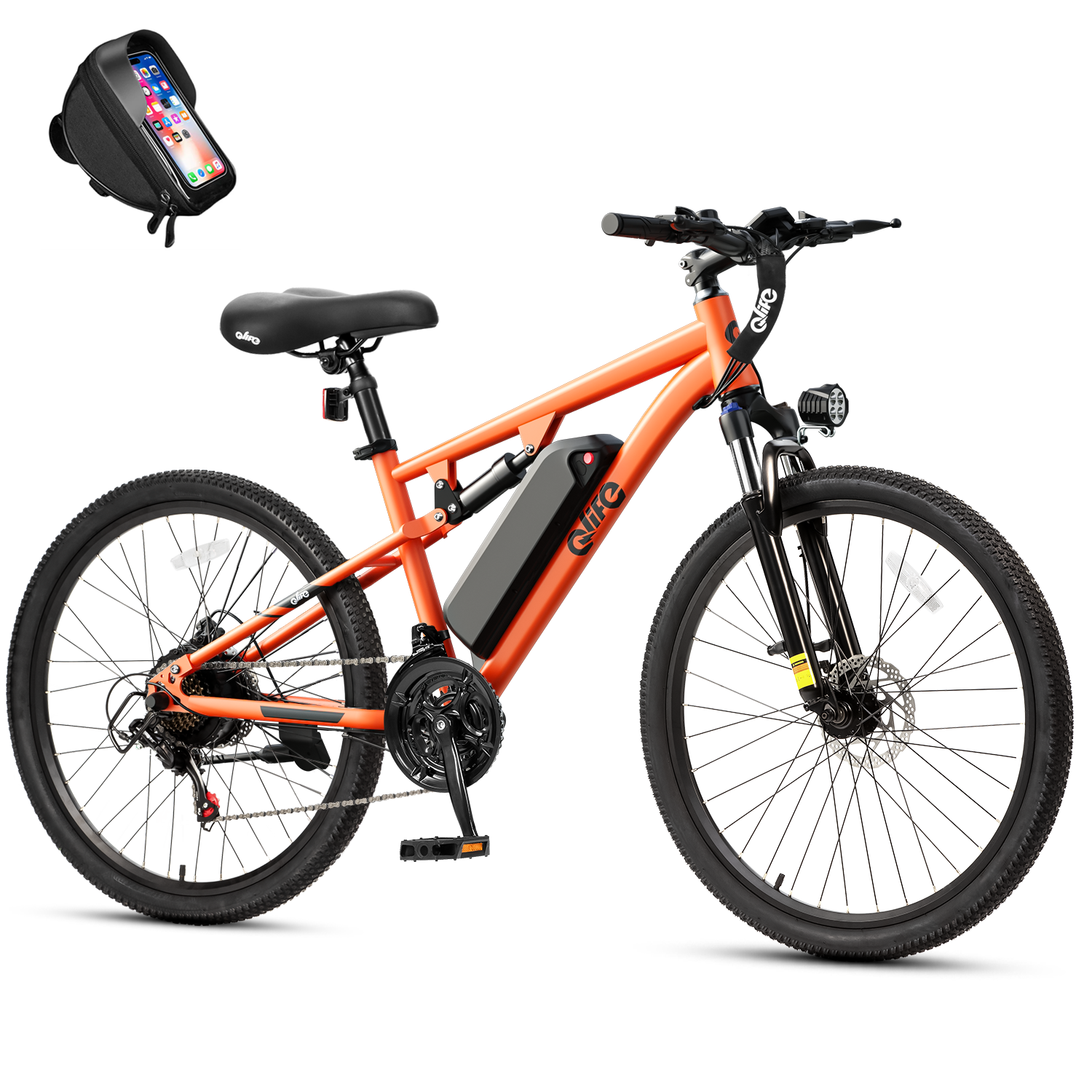 Racer Ultra Step-Over Full-Suspension Mountain eBike for Adults