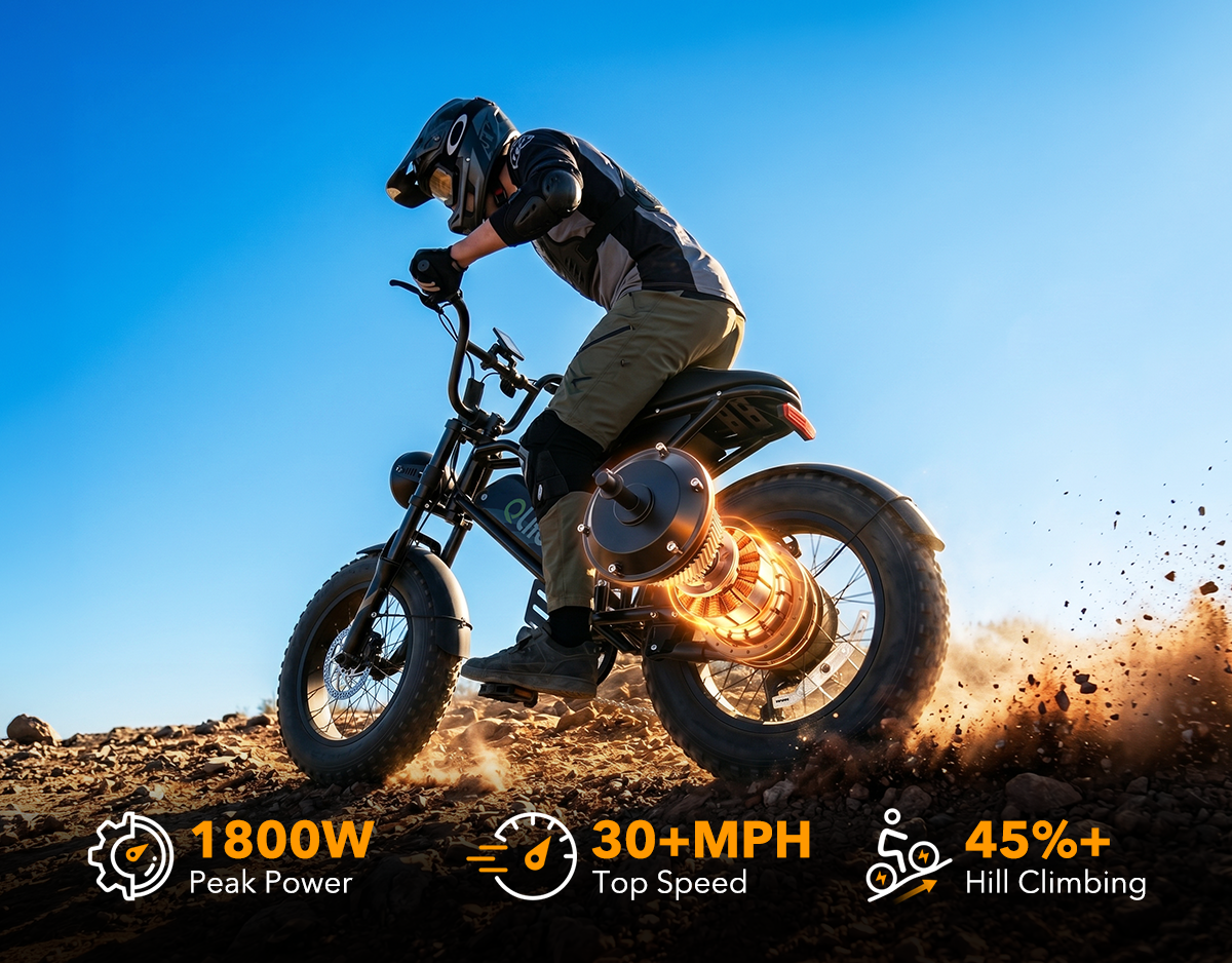 Spark D2 16x4.0" Moped-Style E-Bike
