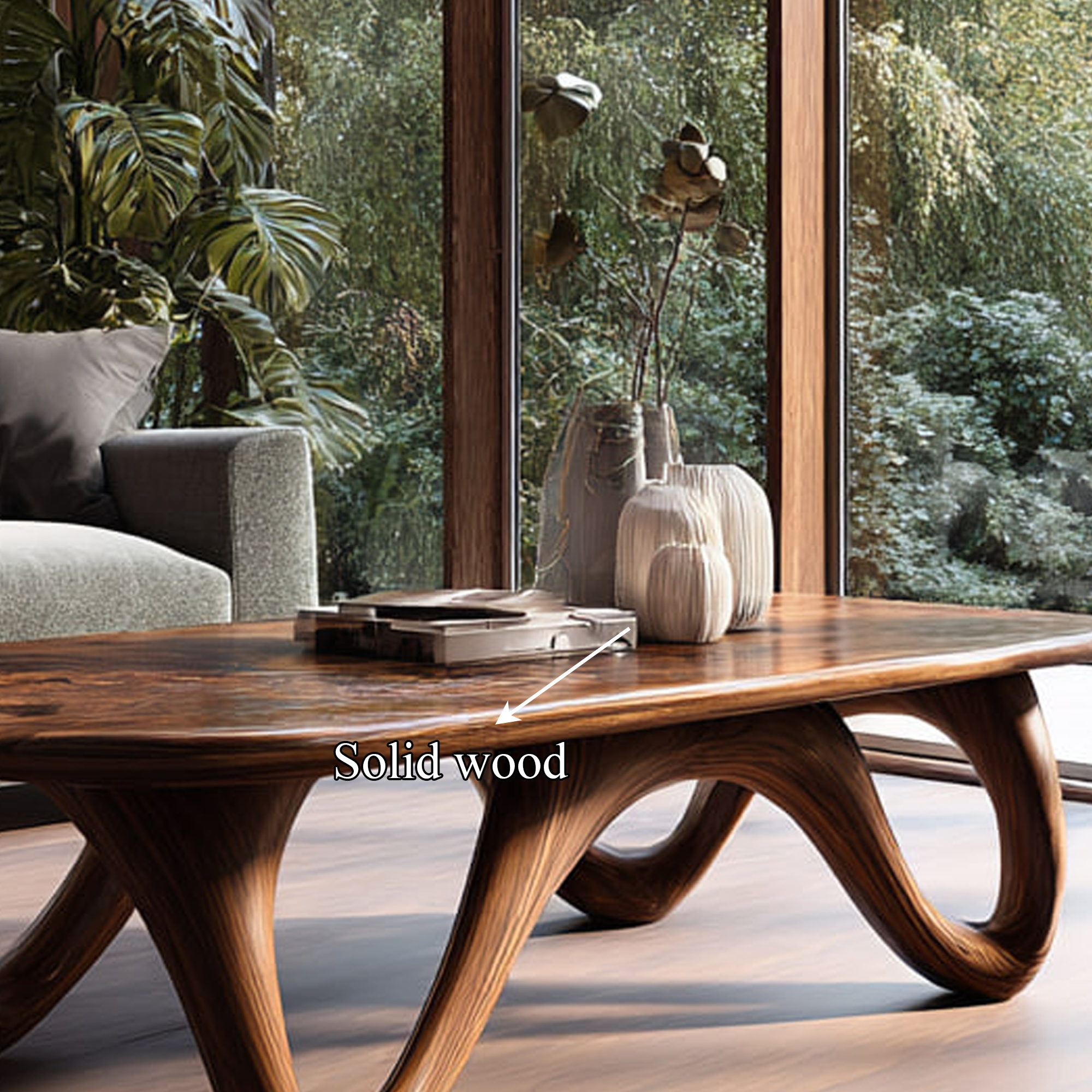 Mid Century Modern Coffee Table Living Room