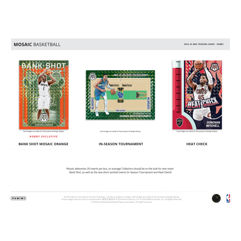 2023/24 Panini Mosaic Basketball Hobby Box