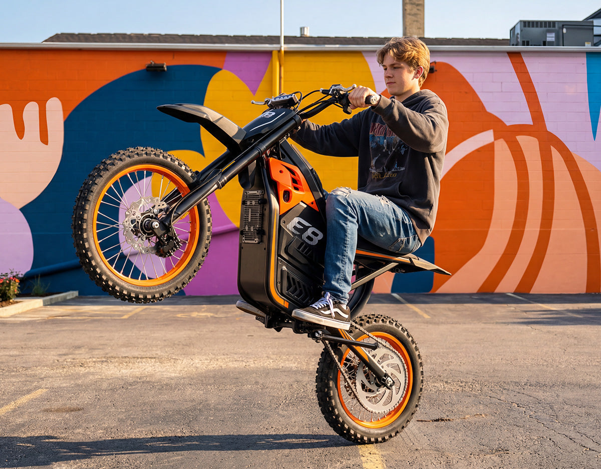 Vela E8 Electric Dirt Bike for Teens & Adults