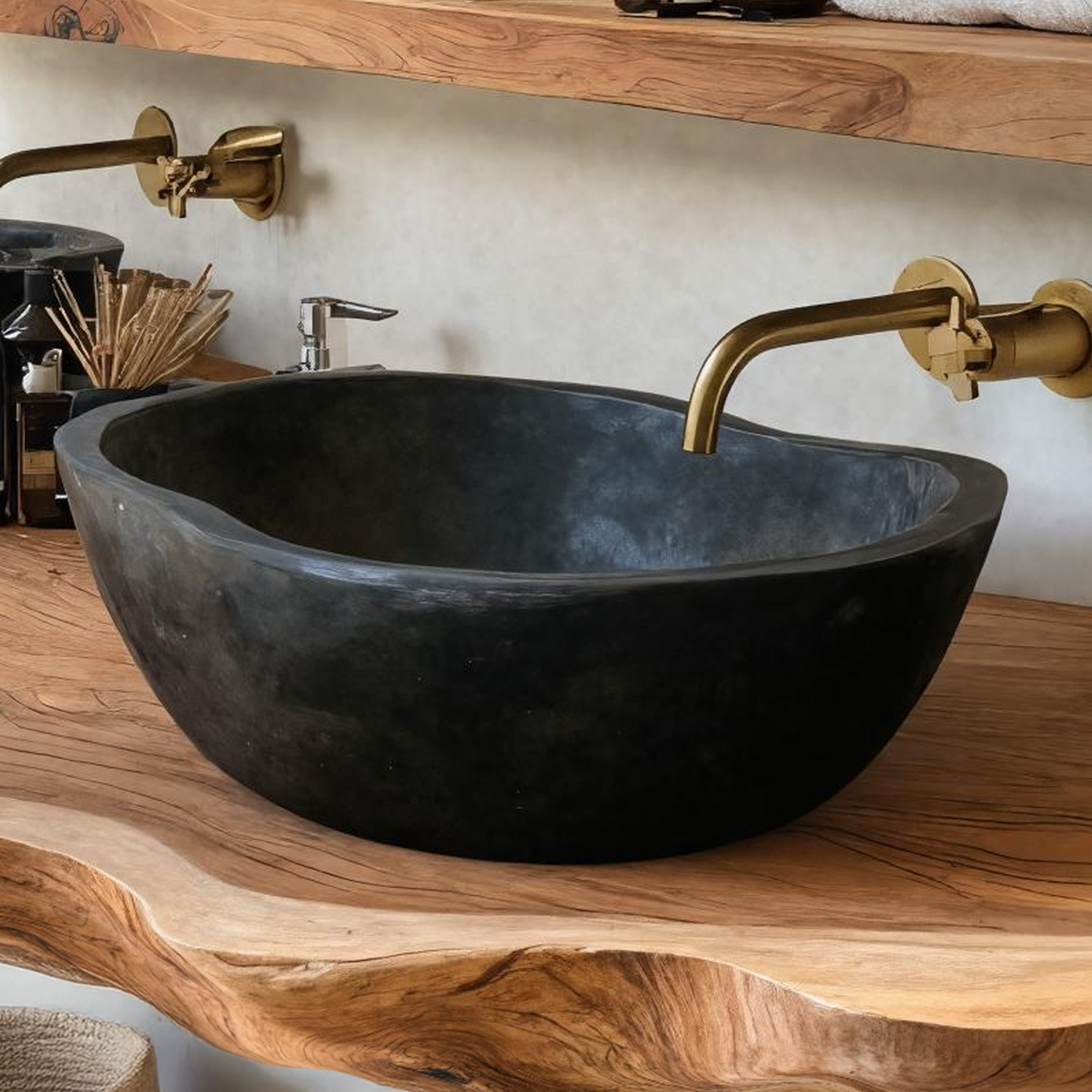 Wooden Vessel Sink Handcrafted For Bathroom Renovation