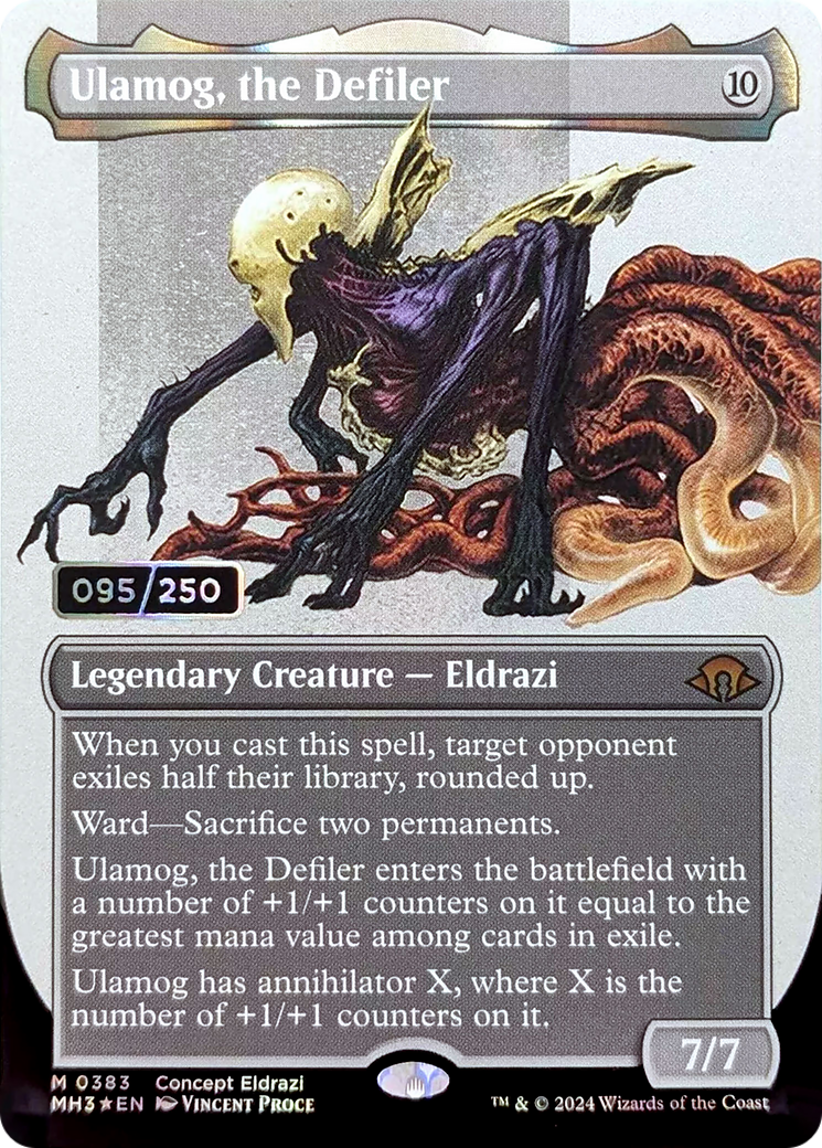 Ulamog, the Defiler (MH3-383) - Modern Horizons 3 (Borderless) Foil