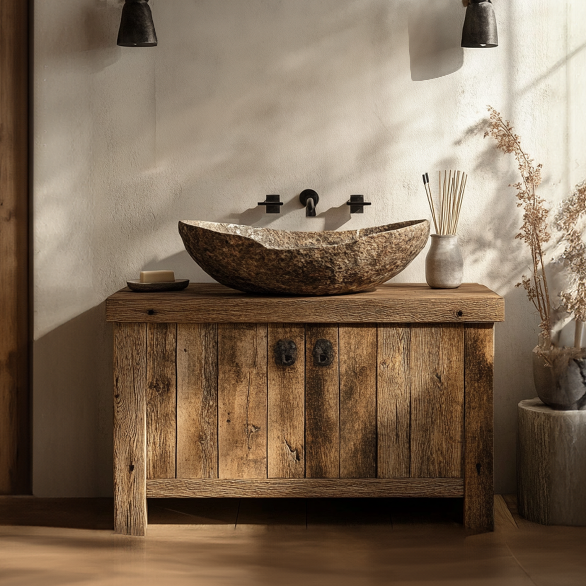 Bathroom Rustic Vanity Reclaimed Wood Home Decor Christmas Gift