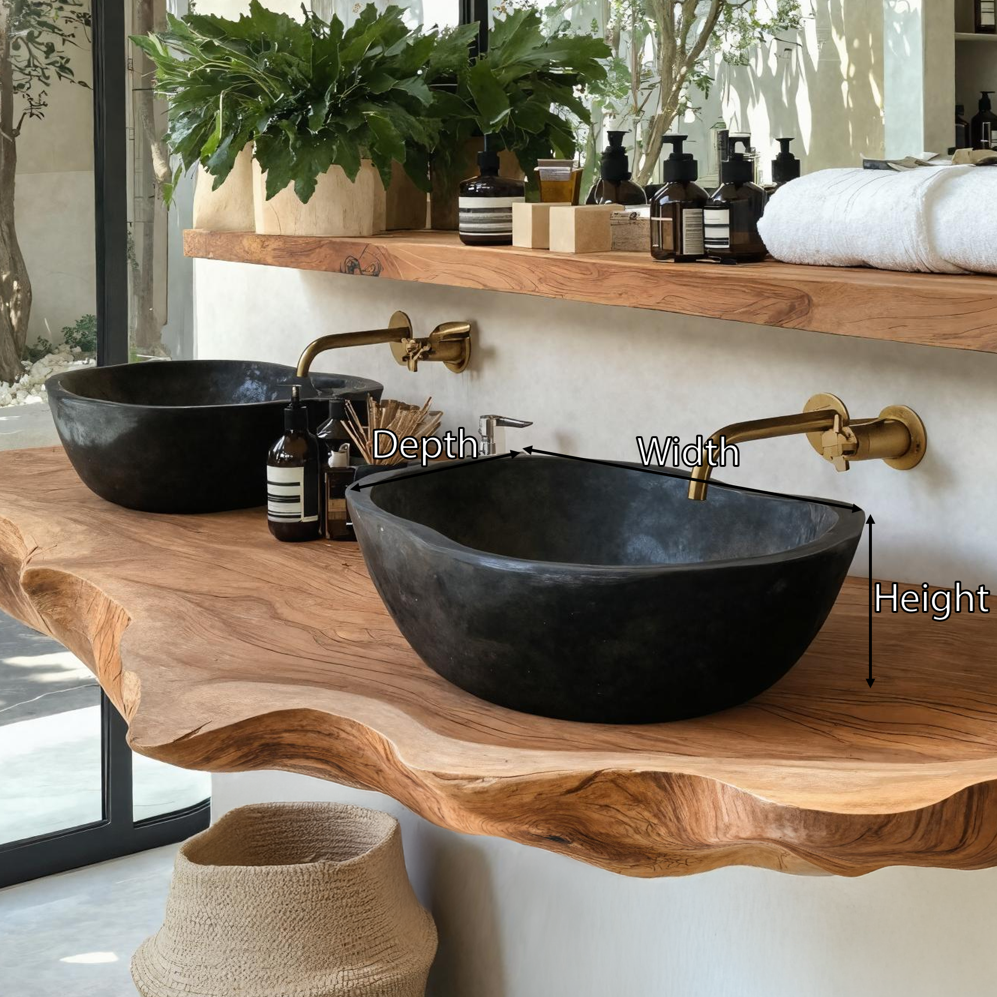 Wooden Vessel Sink Handcrafted For Bathroom Renovation