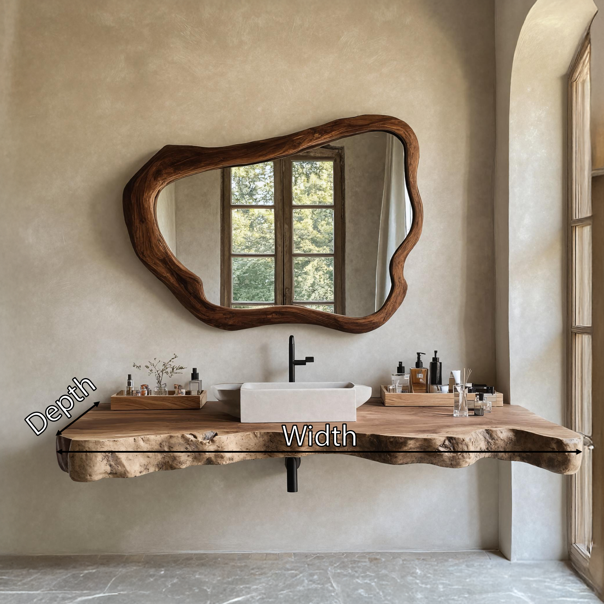 Farmhouse Style Vanity With Drawers For Bathroom