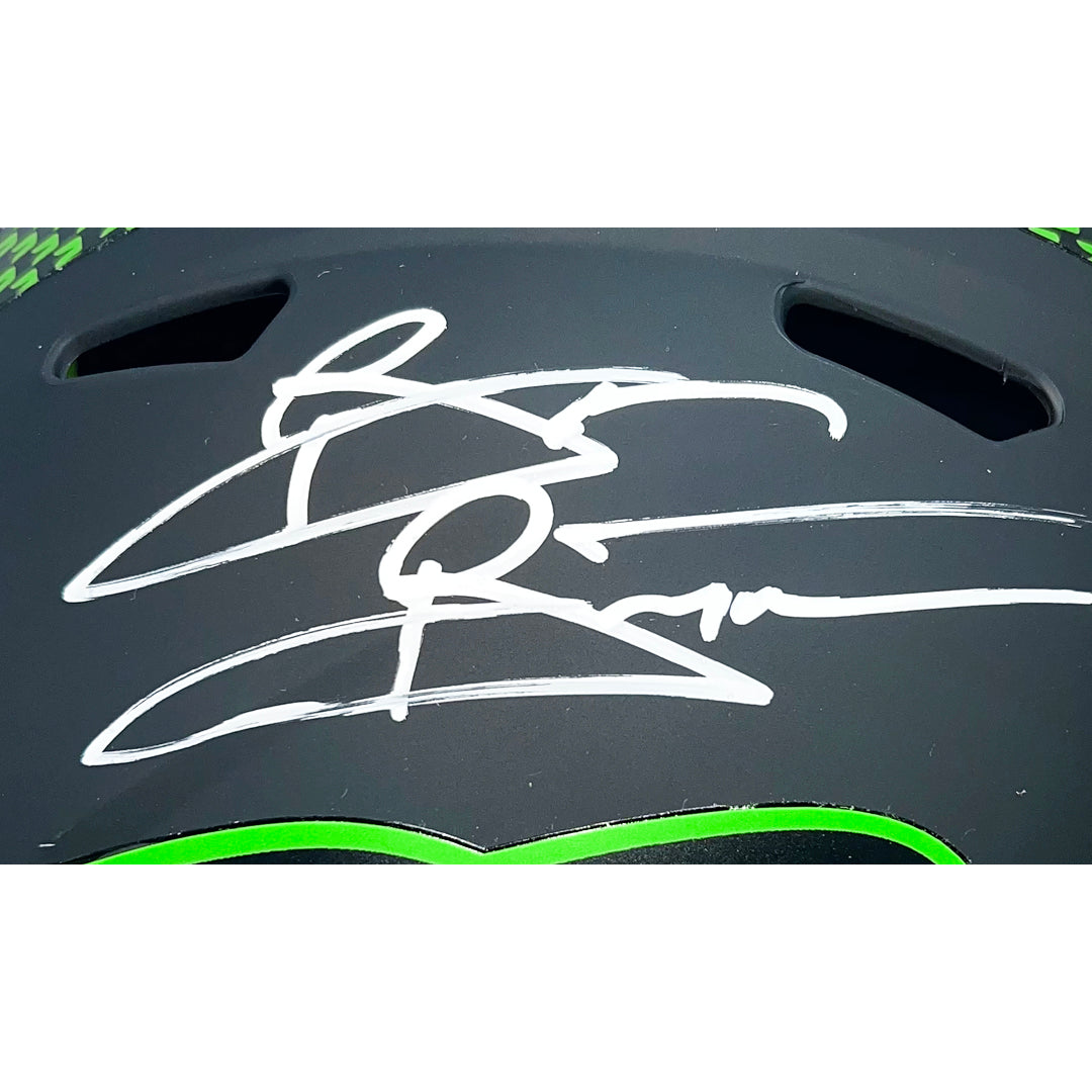 Brian Bosworth Signed Seattle Seahawks Eclipse Full-Size Replica Football Helmet (Beckett)