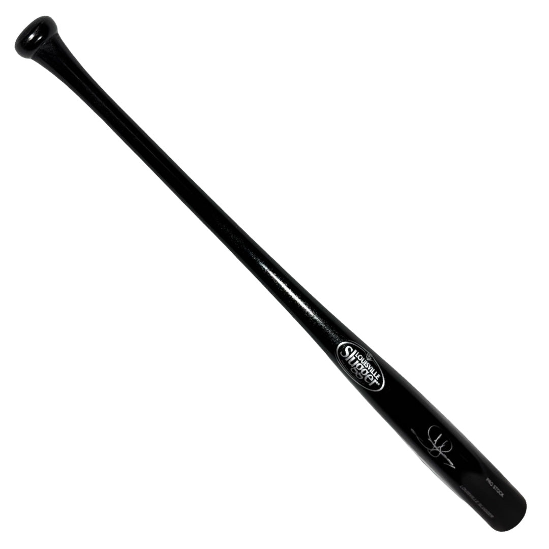 Jay Buhner Signed Louisville Slugger Official MLB Black Baseball Bat (Beckett)