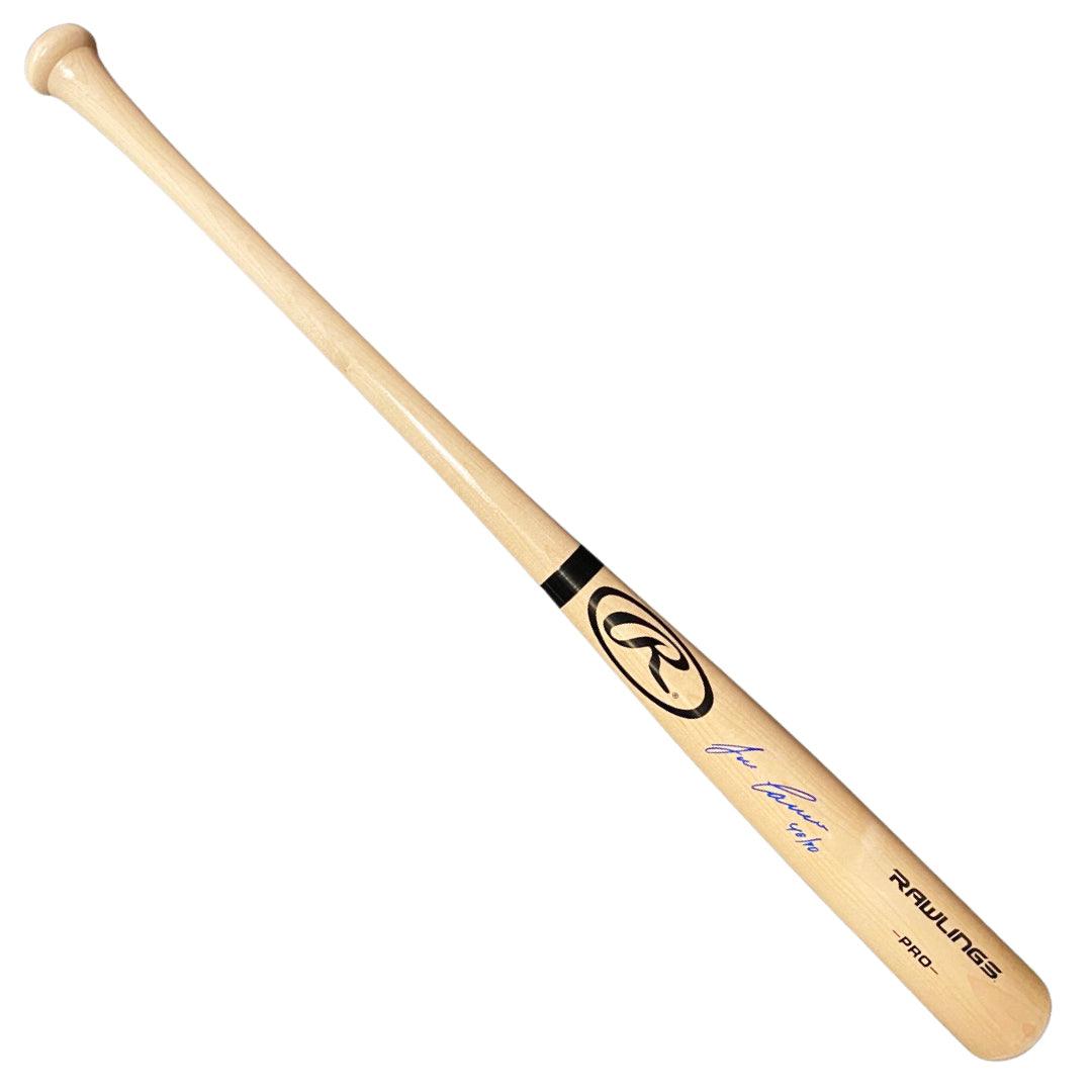 Jose Canseco Signed 40/40 Inscription Rawlings Blonde Baseball Bat (JSA)