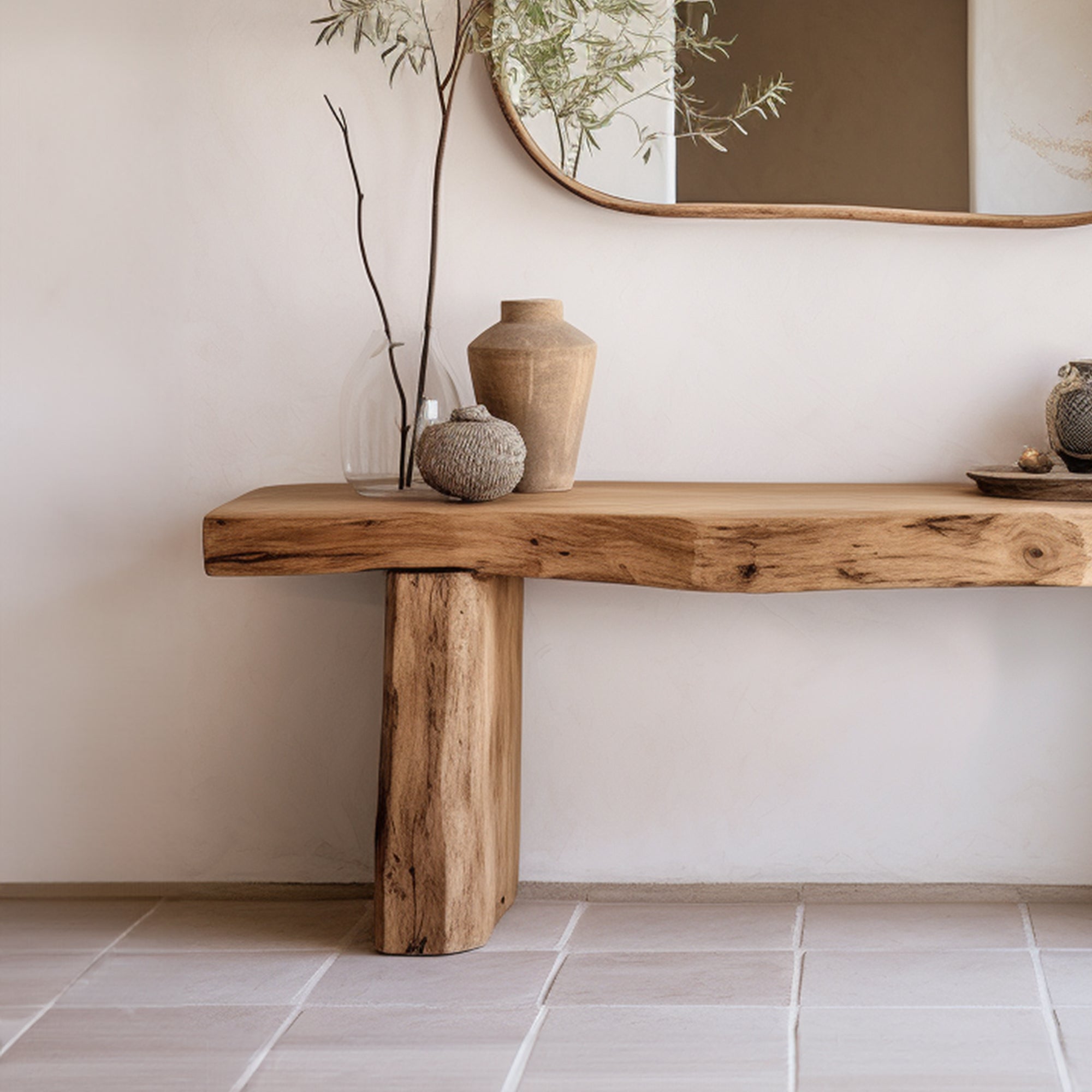 Living Edge Side Table Modern