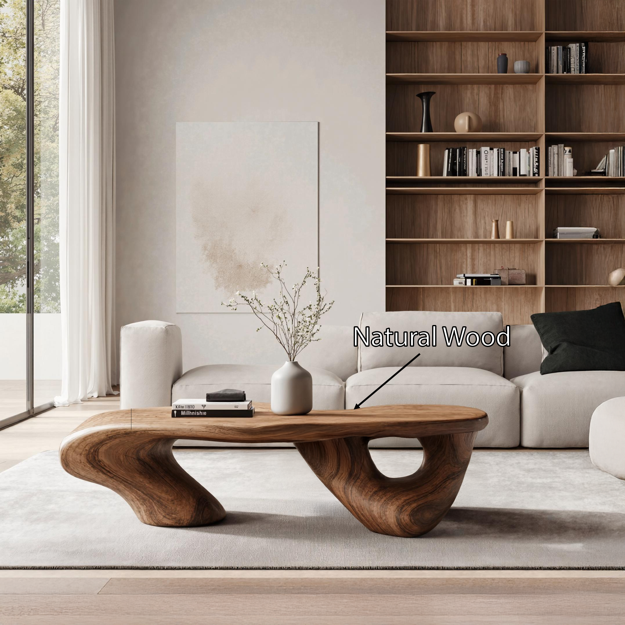 Handcrafted Low Table For Functional Room Setup