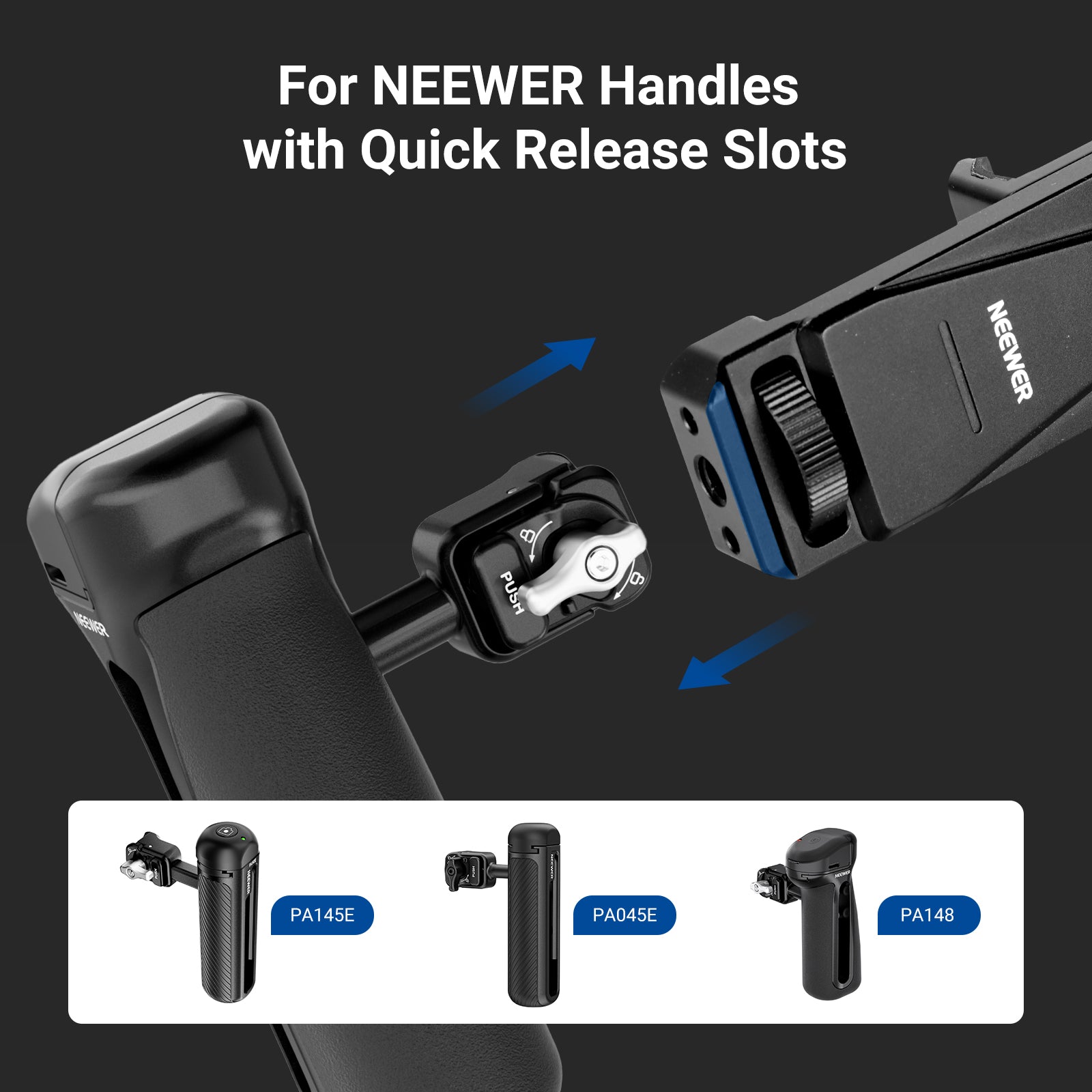 NEEWER PA047 PRO Universal Phone Holder with Lens Adapter & Filter Ring