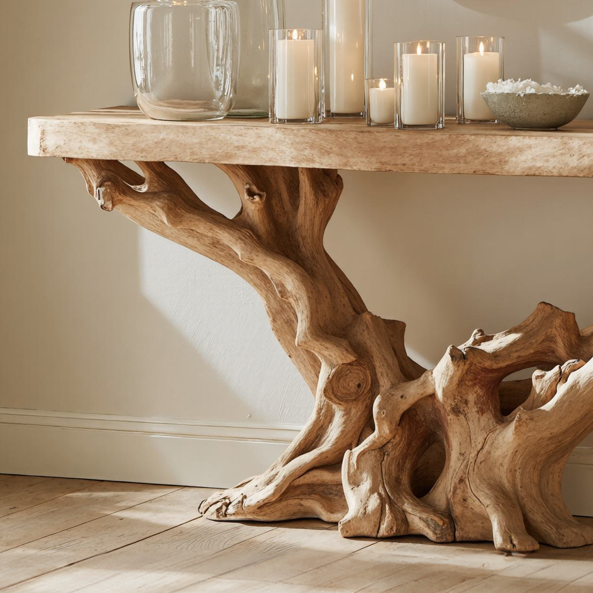 Farmhouse Console Table Home Decor