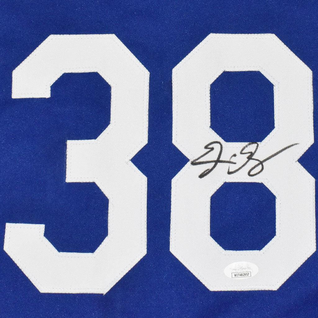 Eric Gagne Signed Los Angeles Blue Baseball Jersey (JSA)