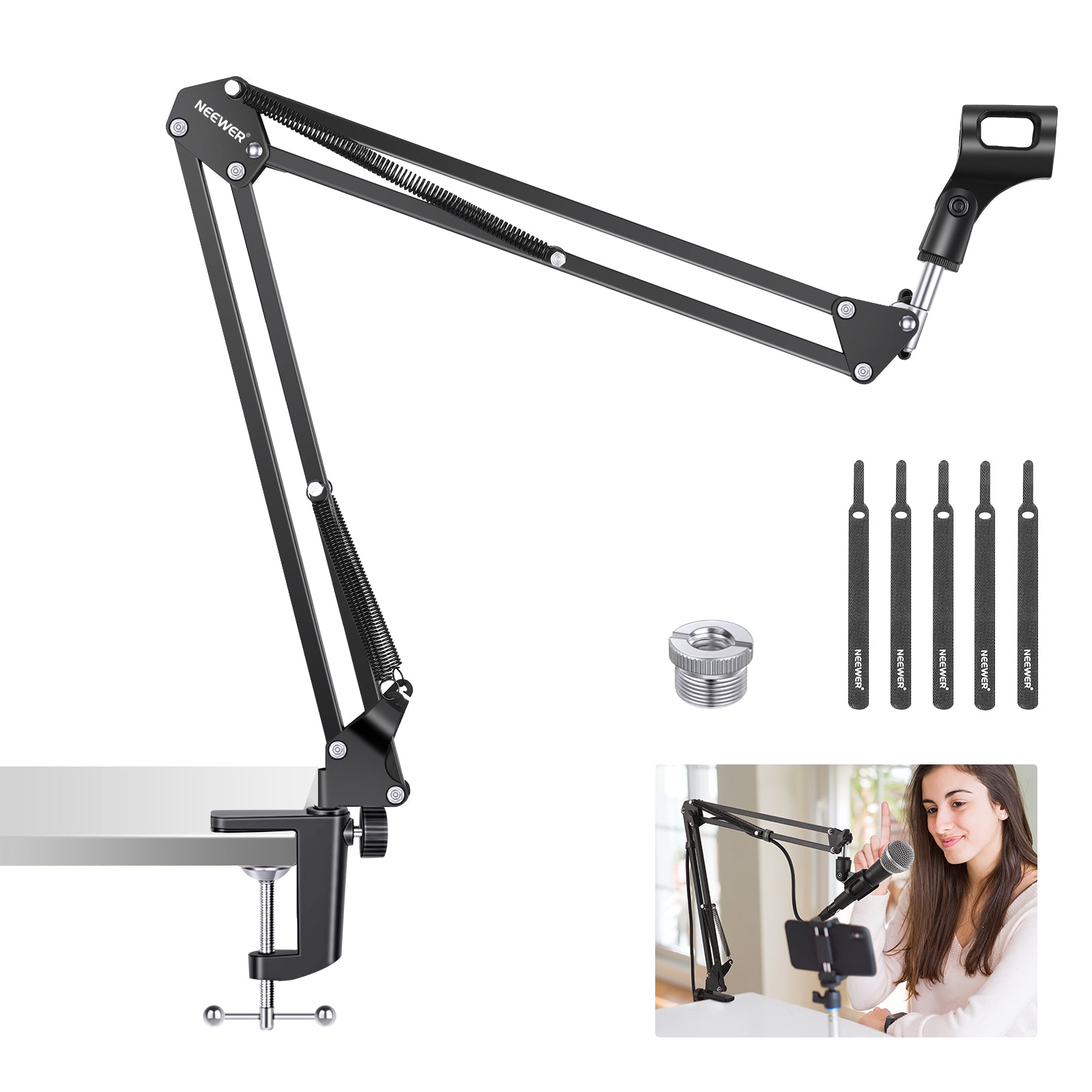 NEEWER NW-35 Suspension Boom Scissor Mic Arm Stand