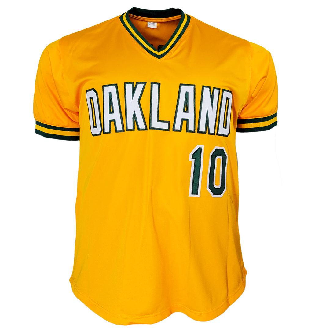 Tony LaRussa Signed Oakland Yellow Baseball Jersey (JSA)