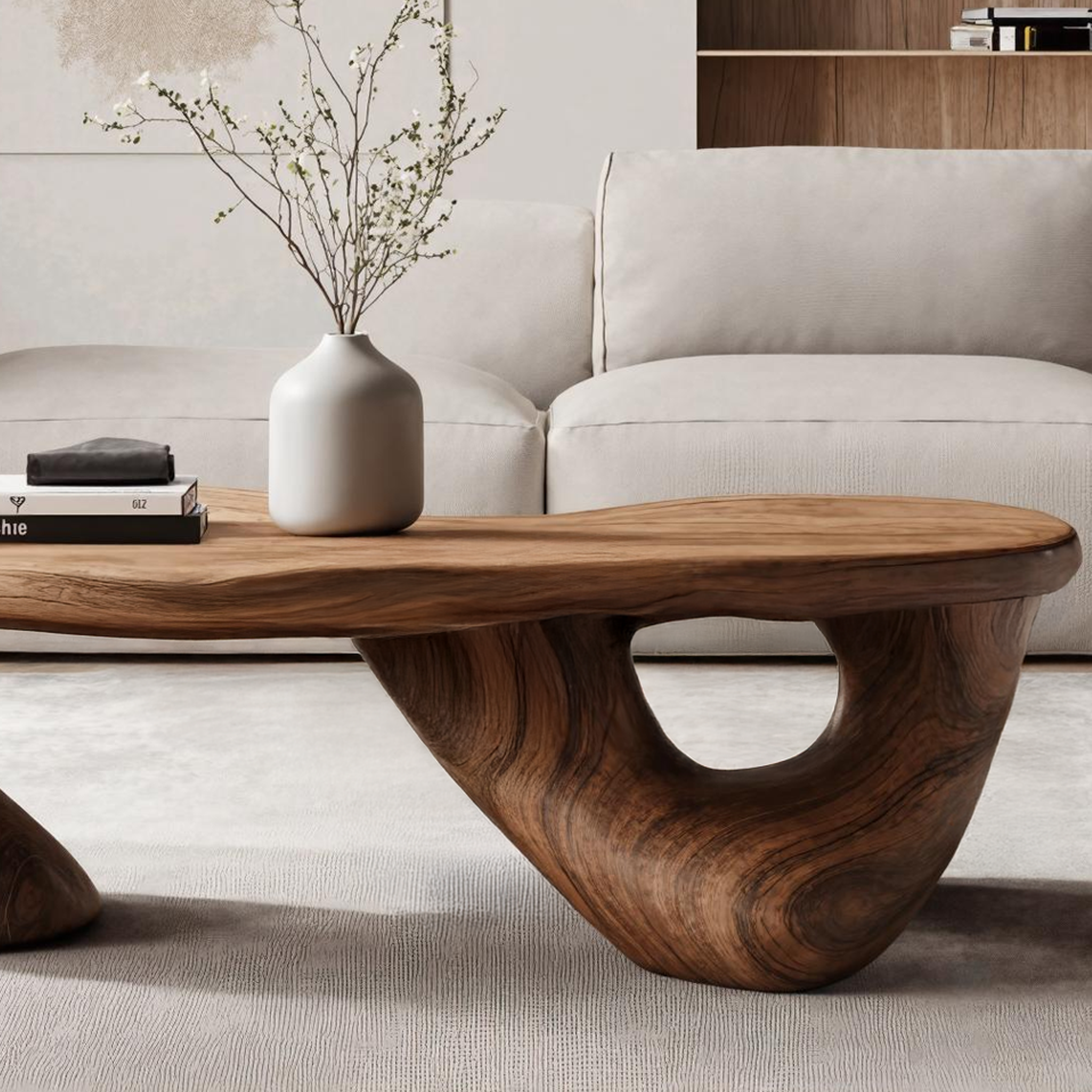 Handcrafted Low Table For Functional Room Setup