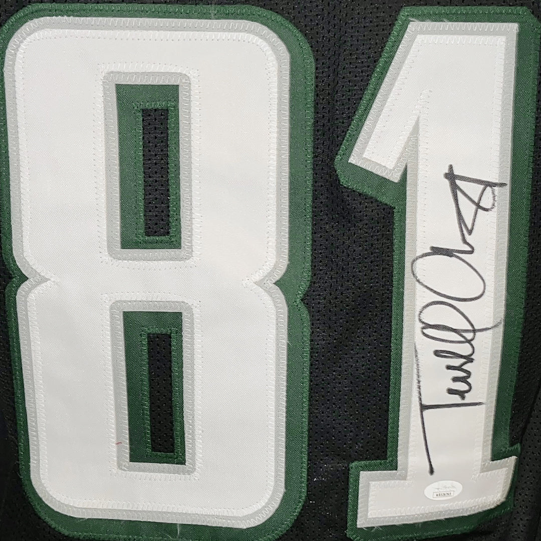 Terrell Owens Signed Philadelphia Black Stats Football Jersey (JSA)