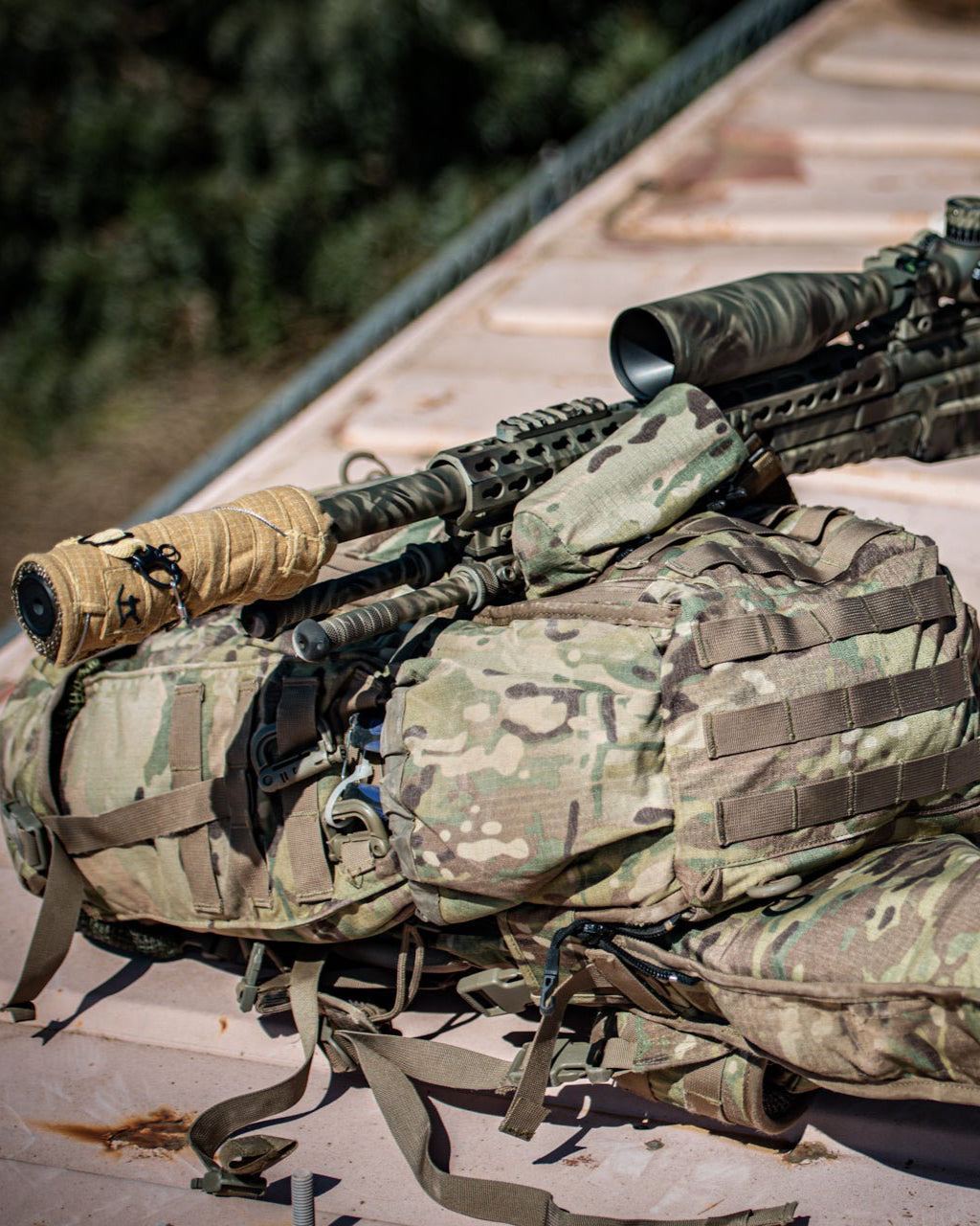 Pack Mounted Shooting Rest