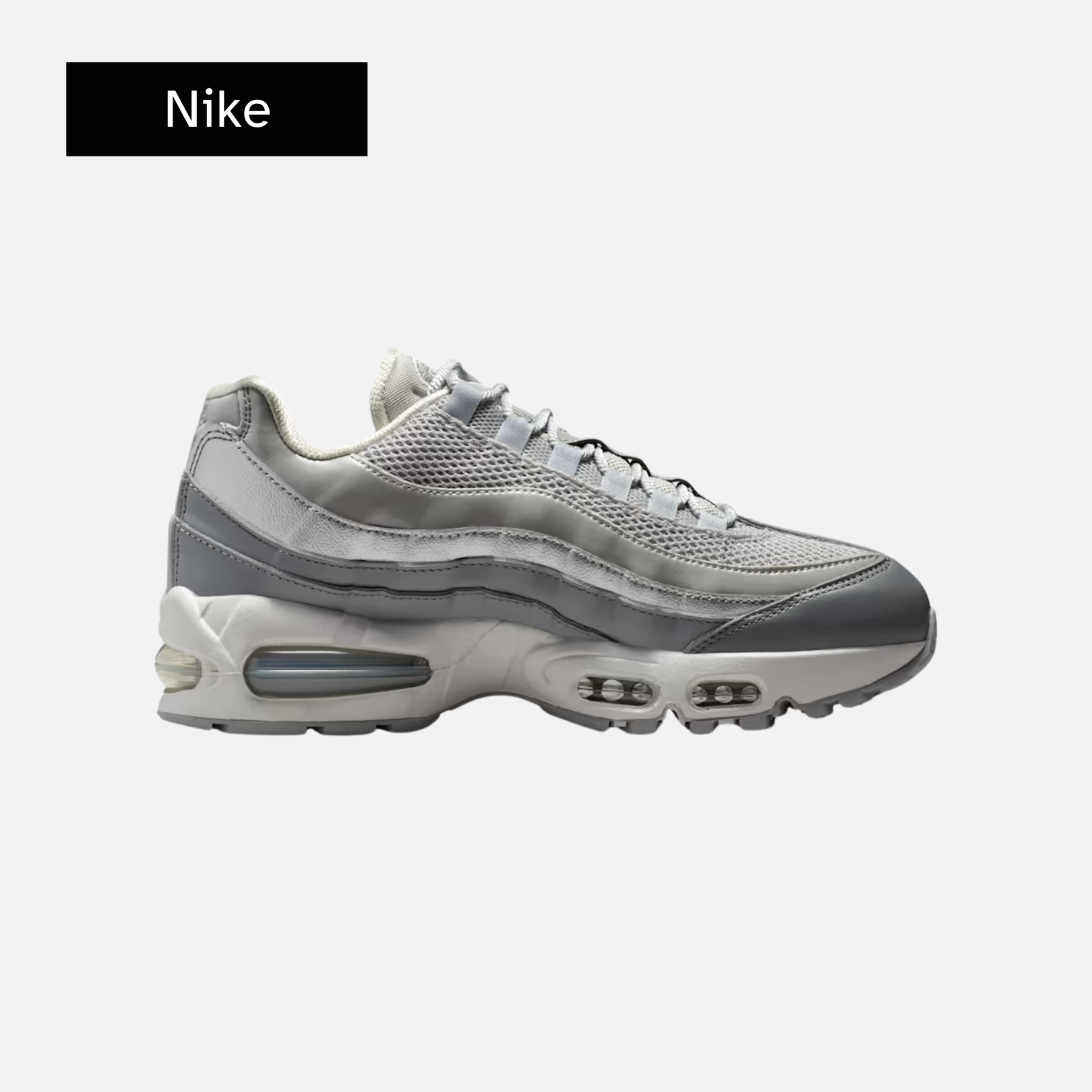 Wmns Nike Air Max 95 'Big Bubble - Grey Fog Silver'