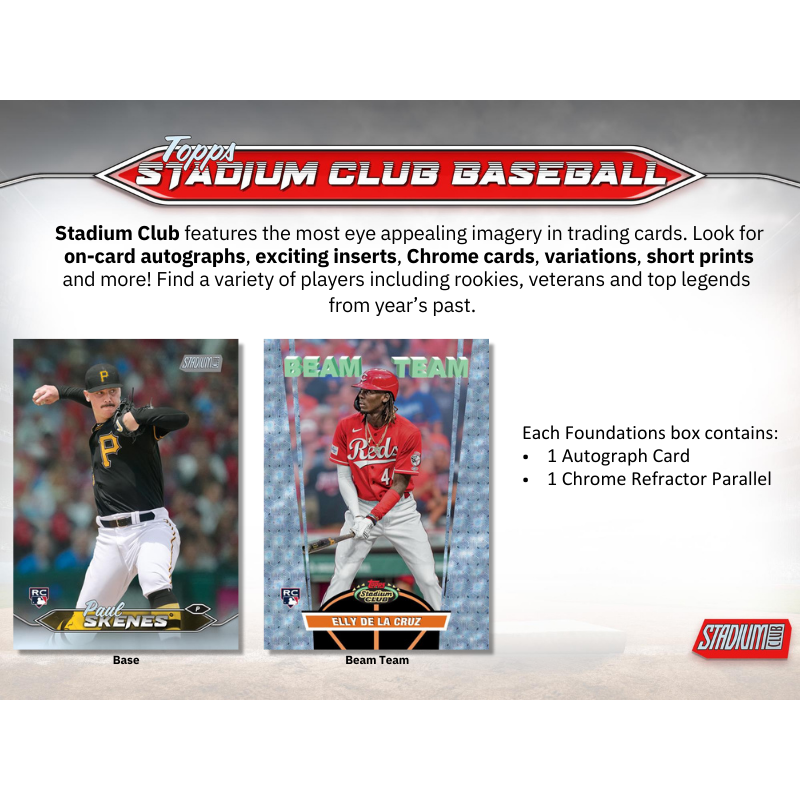 2024 Topps Stadium Club Baseball Hobby Compact Box