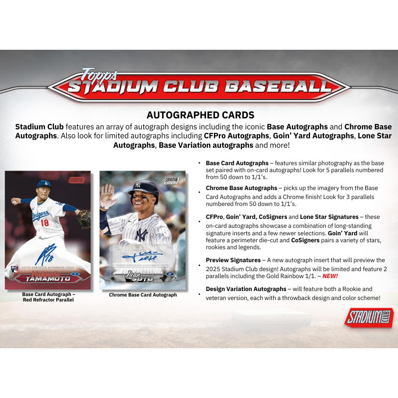 2024 Topps Stadium Club Baseball Hobby Compact Box